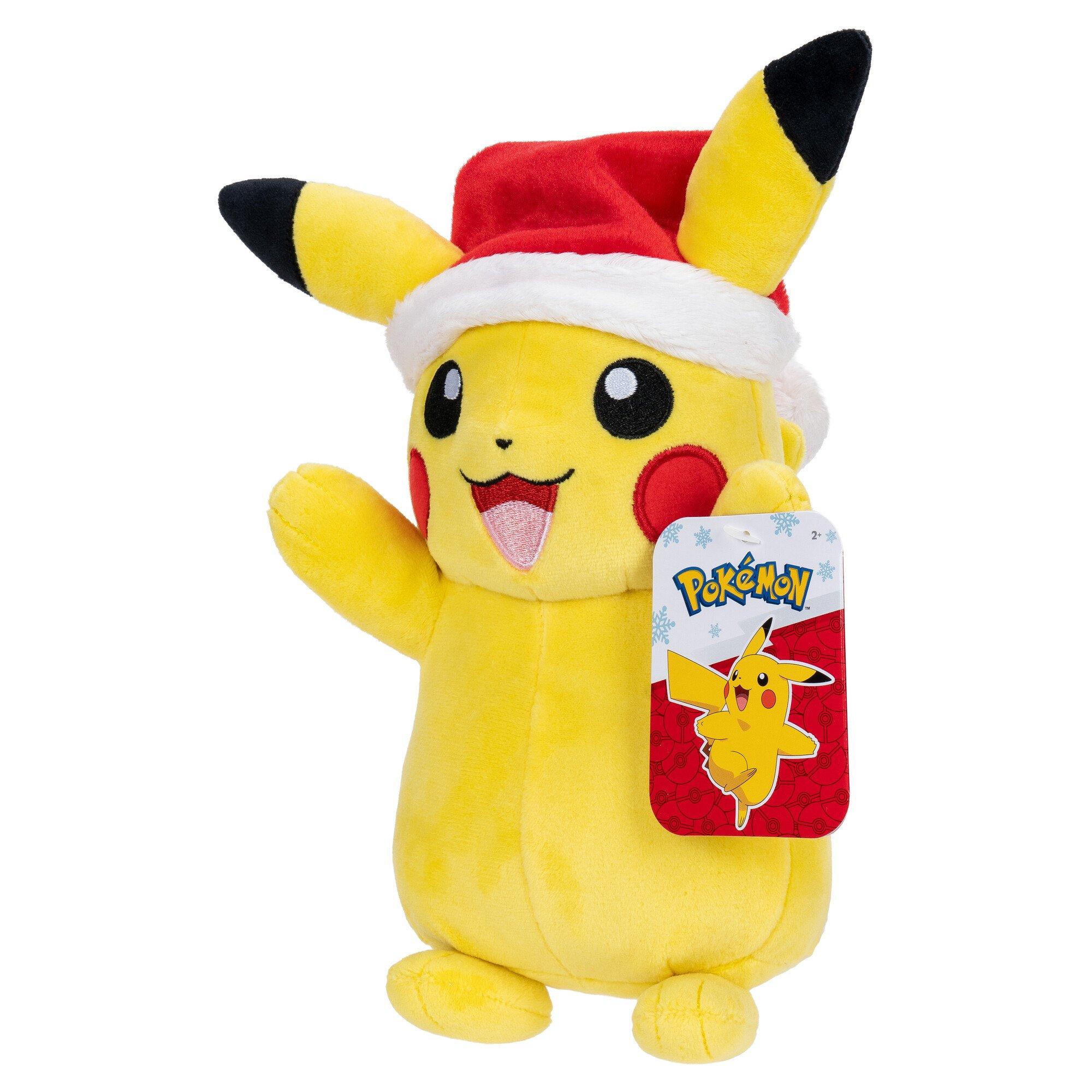 Pikachu - Pokemon - Pokemon Pikachu Seasonal 8-Inch Plush with Santa Hat - 4