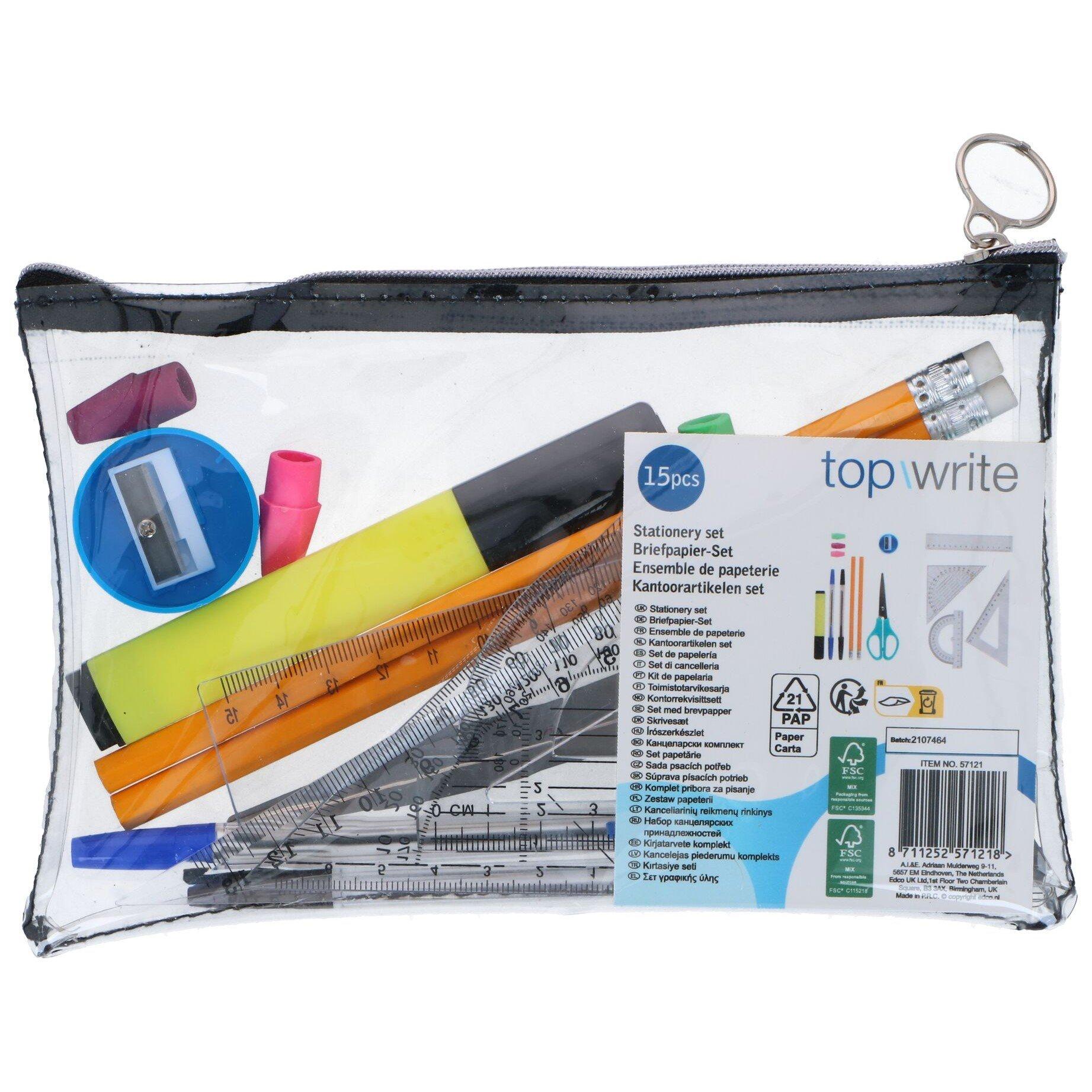 Multicolorido - Topwrite - TOPWRITE Stationery set 15pc - 4