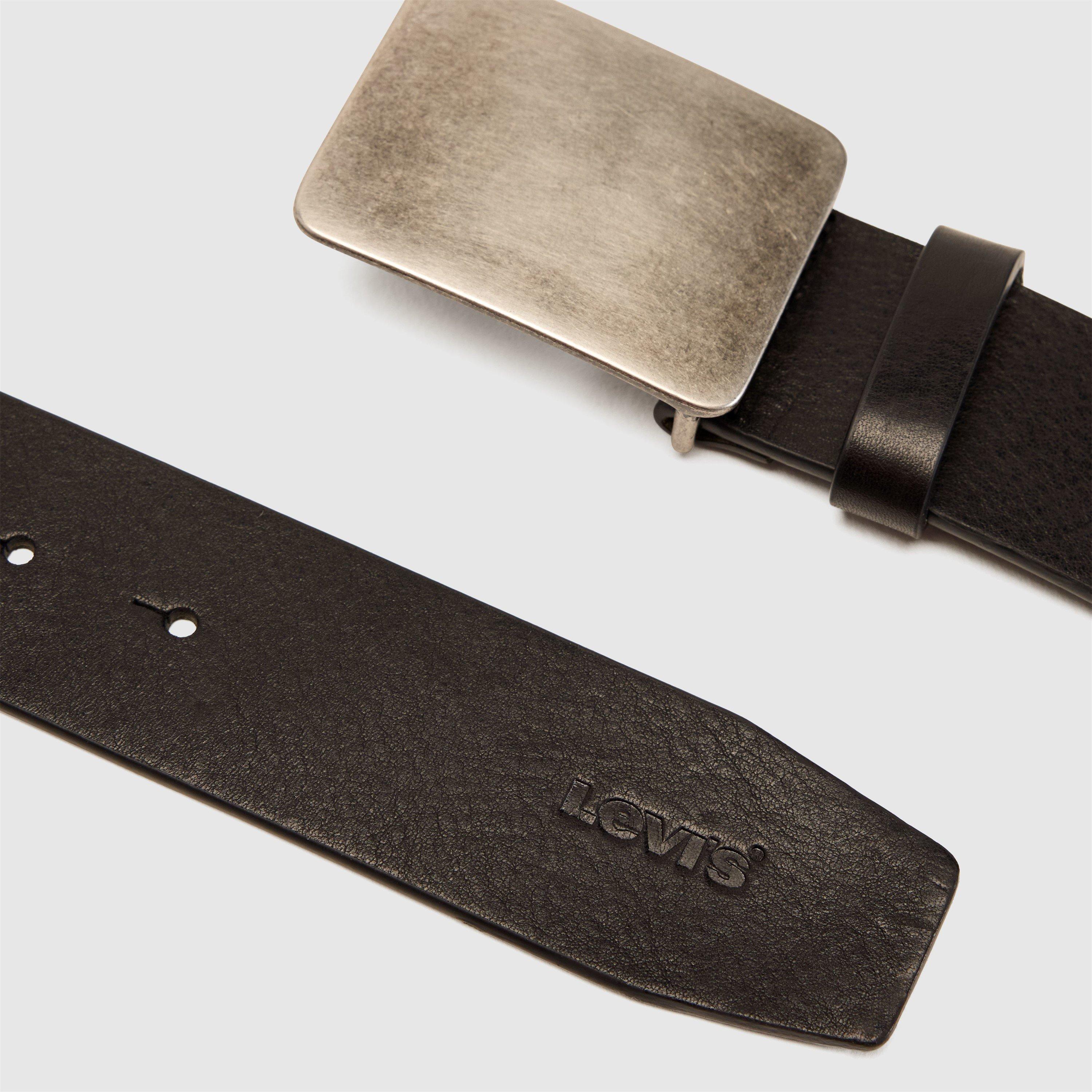 Caviar - Levis - Ryder Plaque Buckle Leather Belt - 3