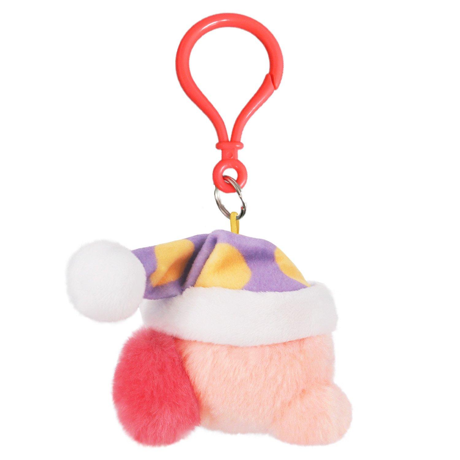 San-ei - Super Mario - Kirby Sleep Plush Keychain - 2