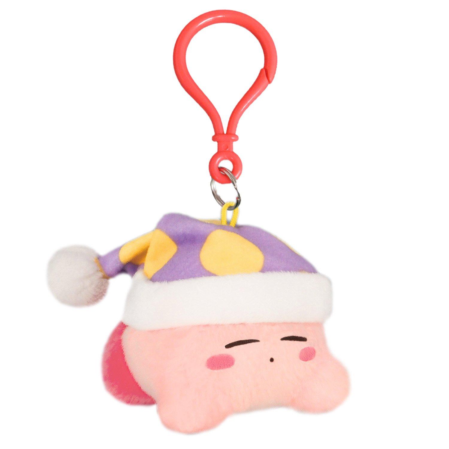 San-ei - Super Mario - Kirby Sleep Plush Keychain - 4