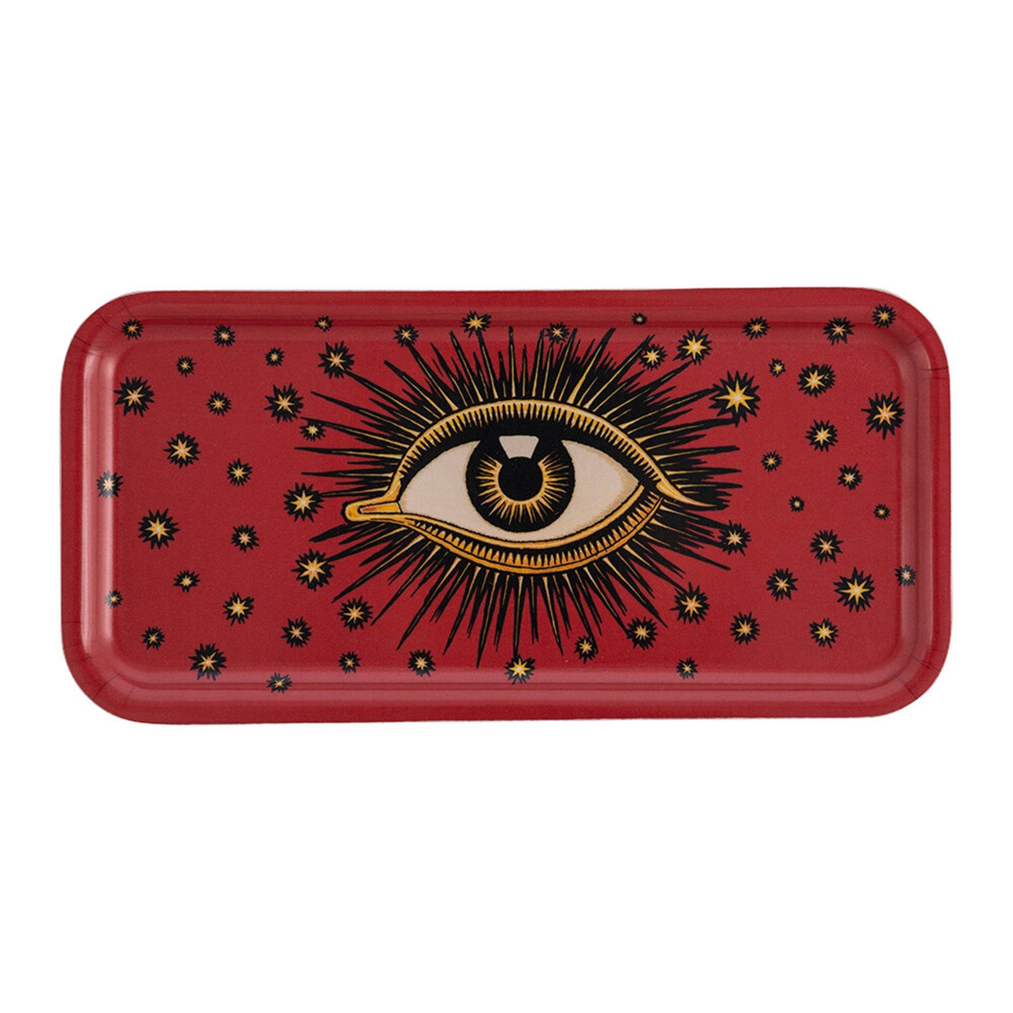 Red - Les Ottomans - Eye Wood Tray - 1