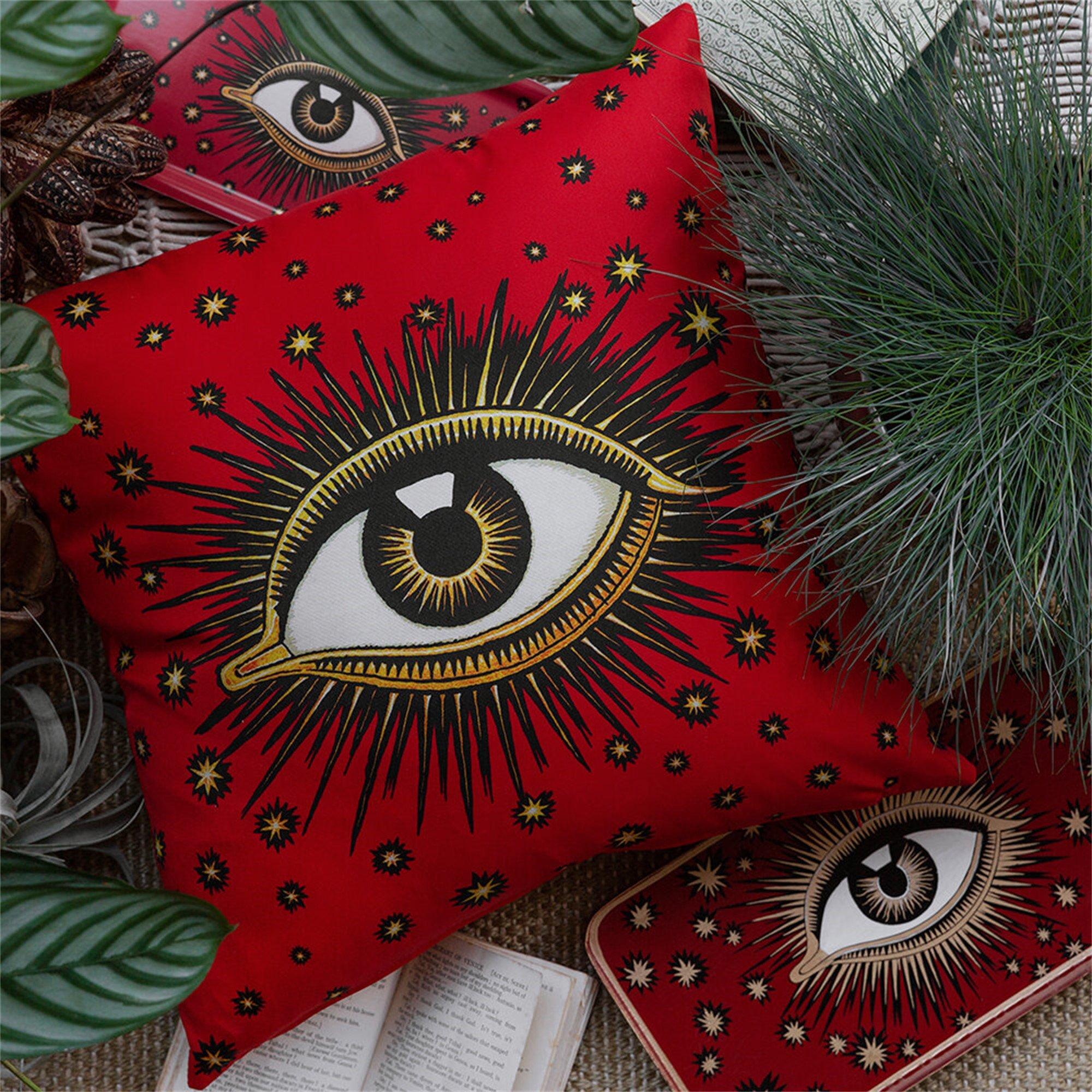 Red - Les Ottomans - Eye Wood Tray - 2