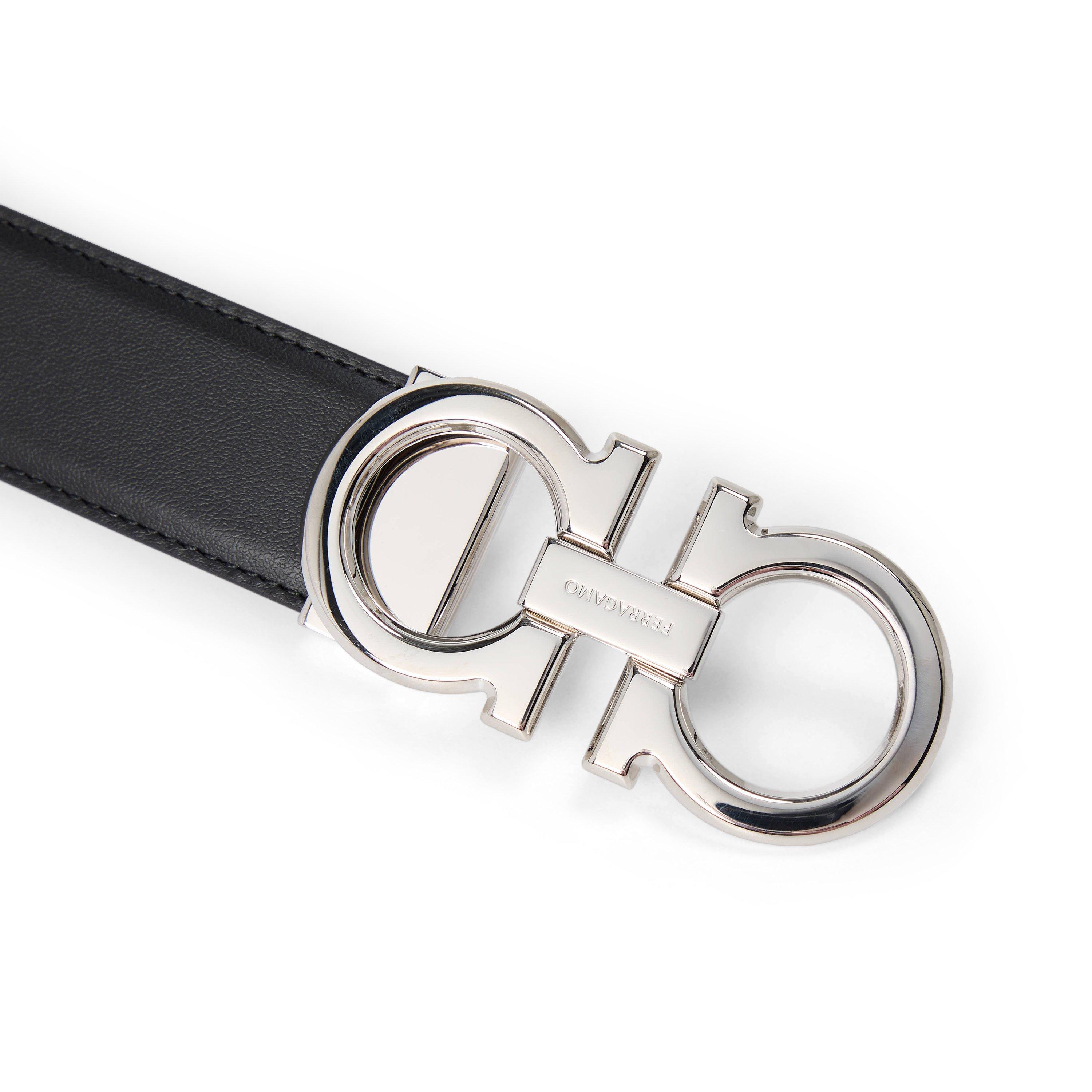 Nero - Ferragamo - FG Dbl Adjust Belt Sn63 - 3