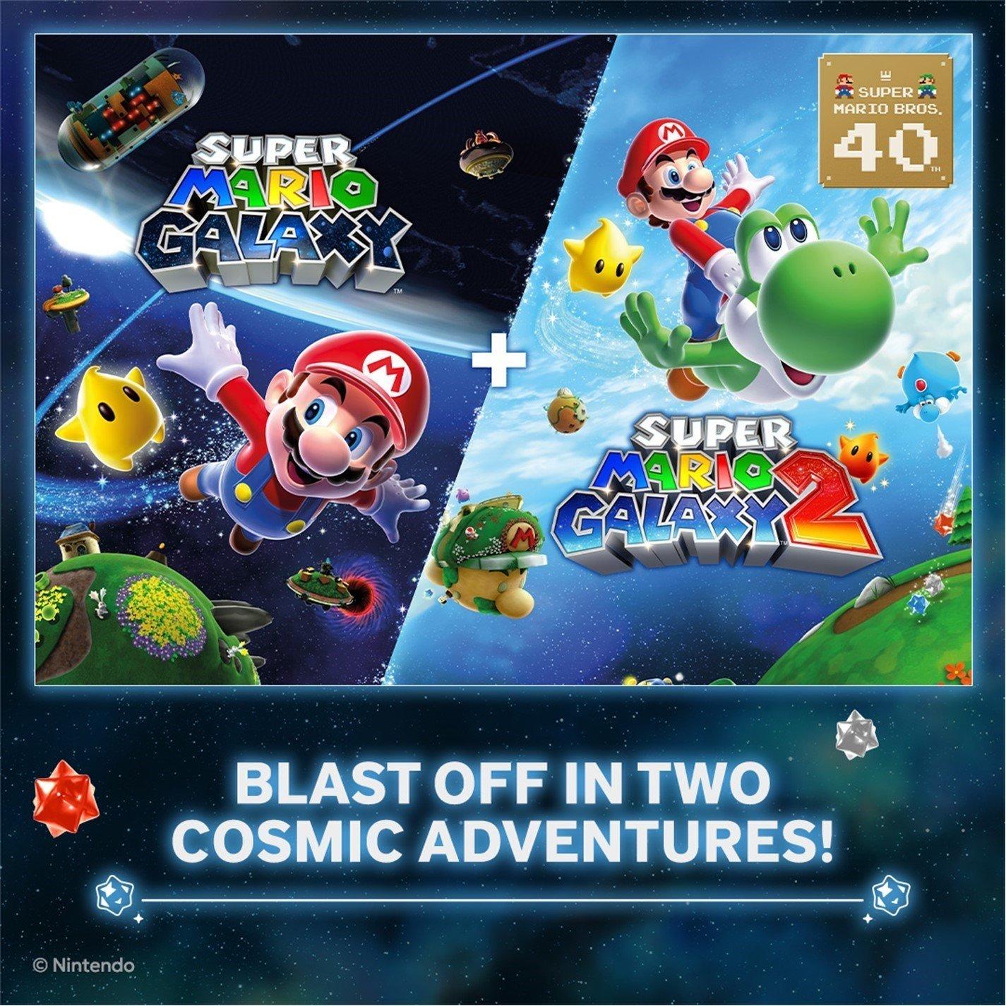 NSW - Nintendo - Super Mario Galaxy 1 + 2 - 3