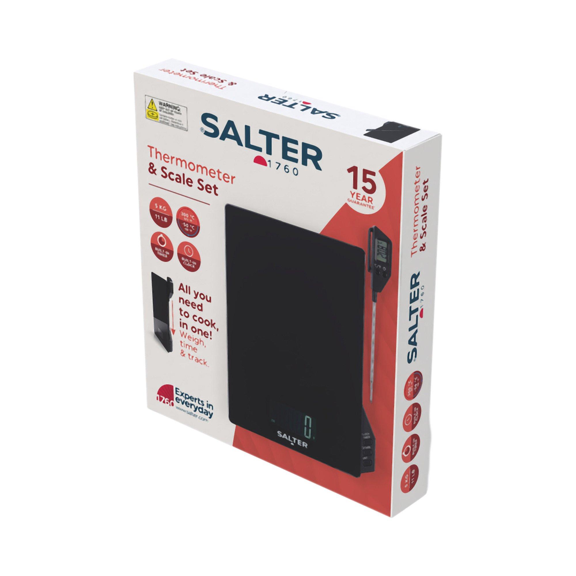 Black - Salter - Thermometer & Scale Set - 1