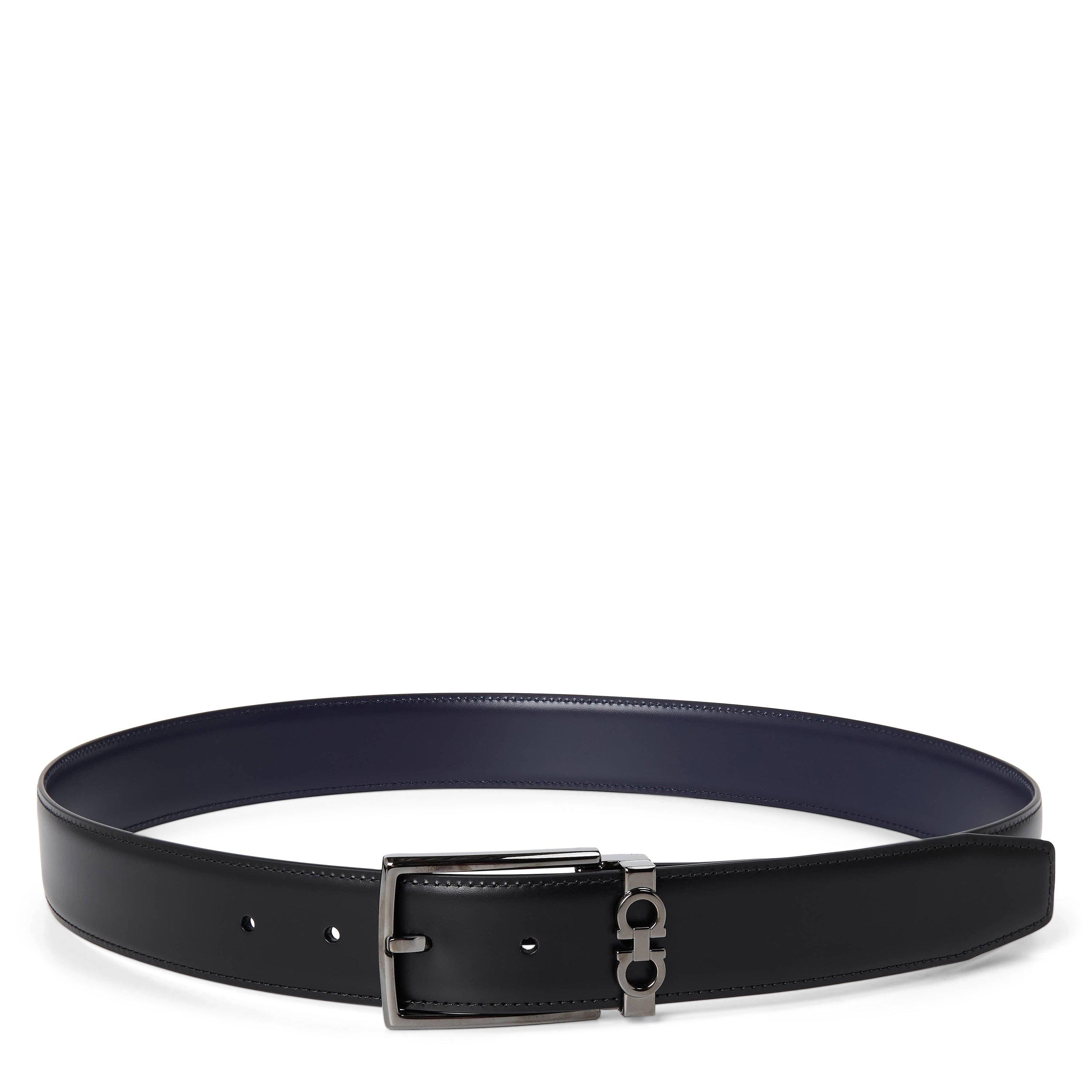 Nero/Midnight - Ferragamo - FG Sq Belt Sn63 - 1