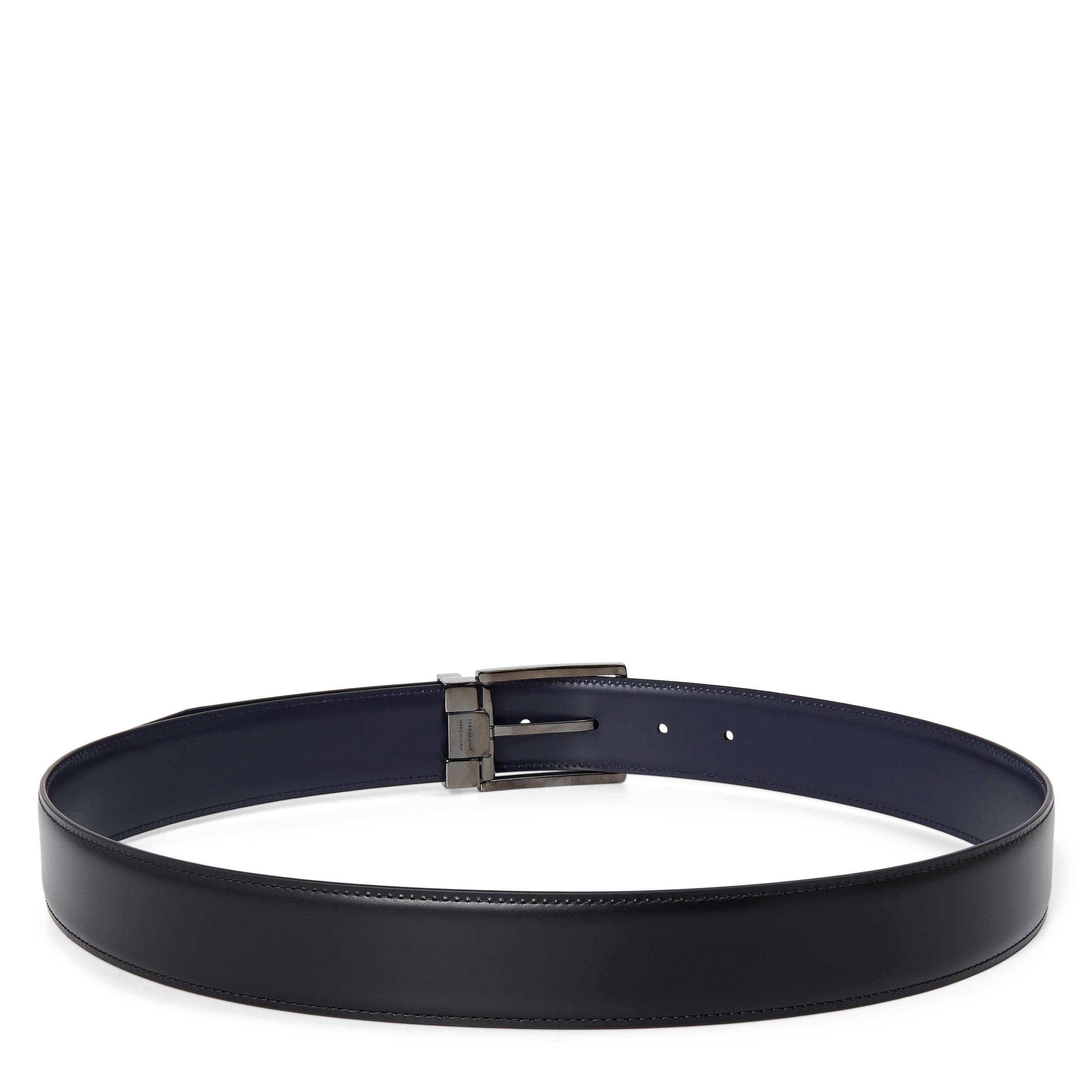 Nero/Midnight - Ferragamo - FG Sq Belt Sn63 - 2