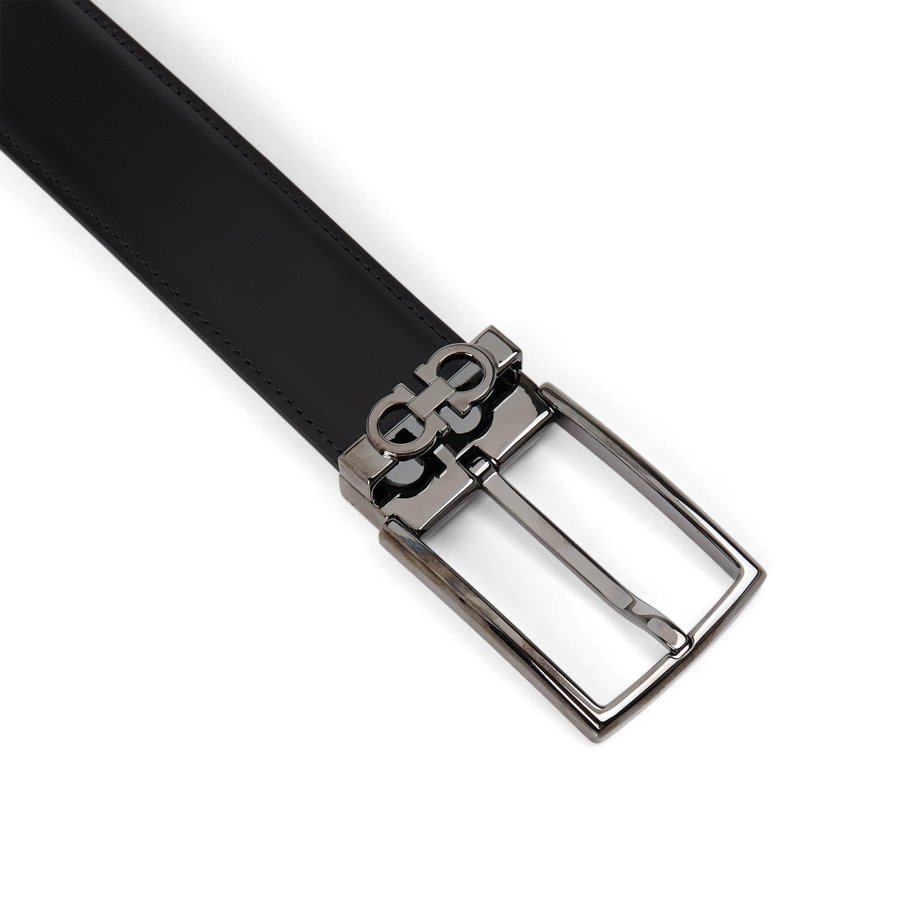 Nero/Midnight - Ferragamo - FG Sq Belt Sn63 - 3