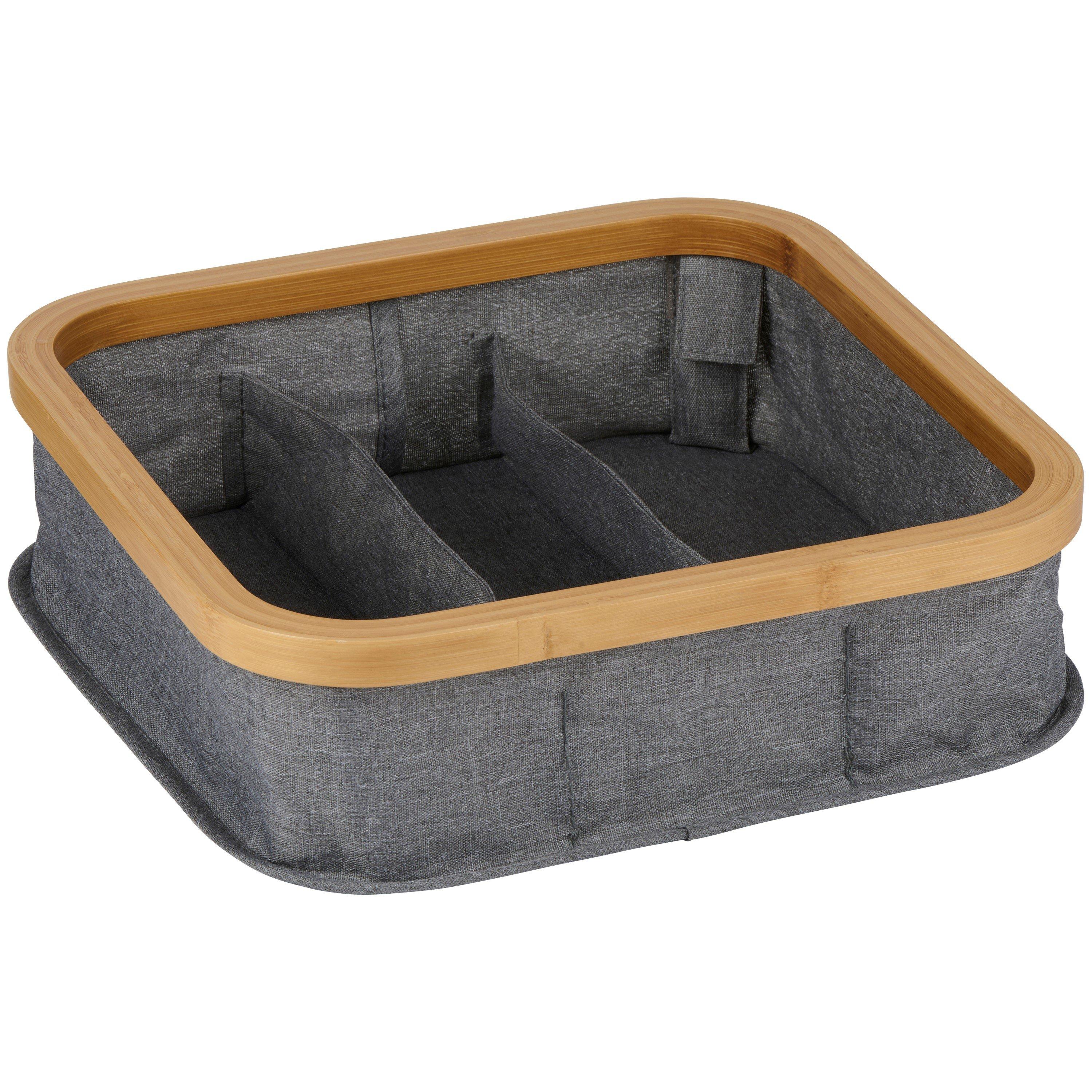 ple - Alpina - ALPINA Storage Basket with 3 Sections 30x30x9cm - 1