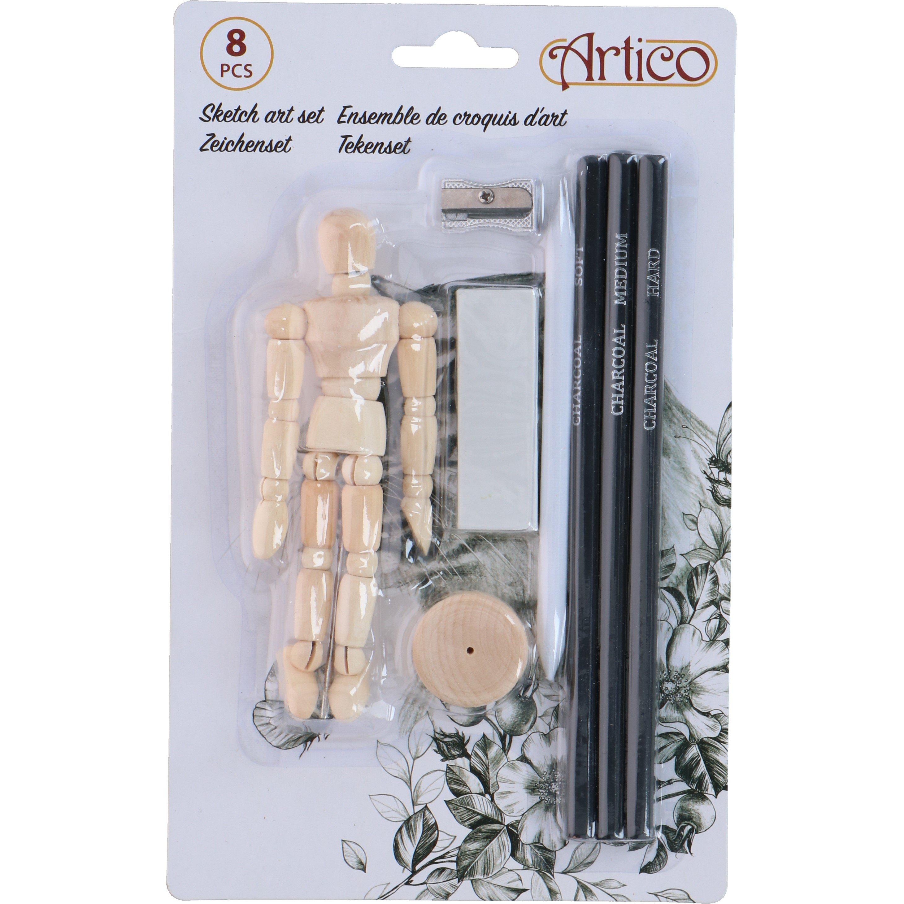 Multi - Edco - Sketch Art Set Colouring Book - 1