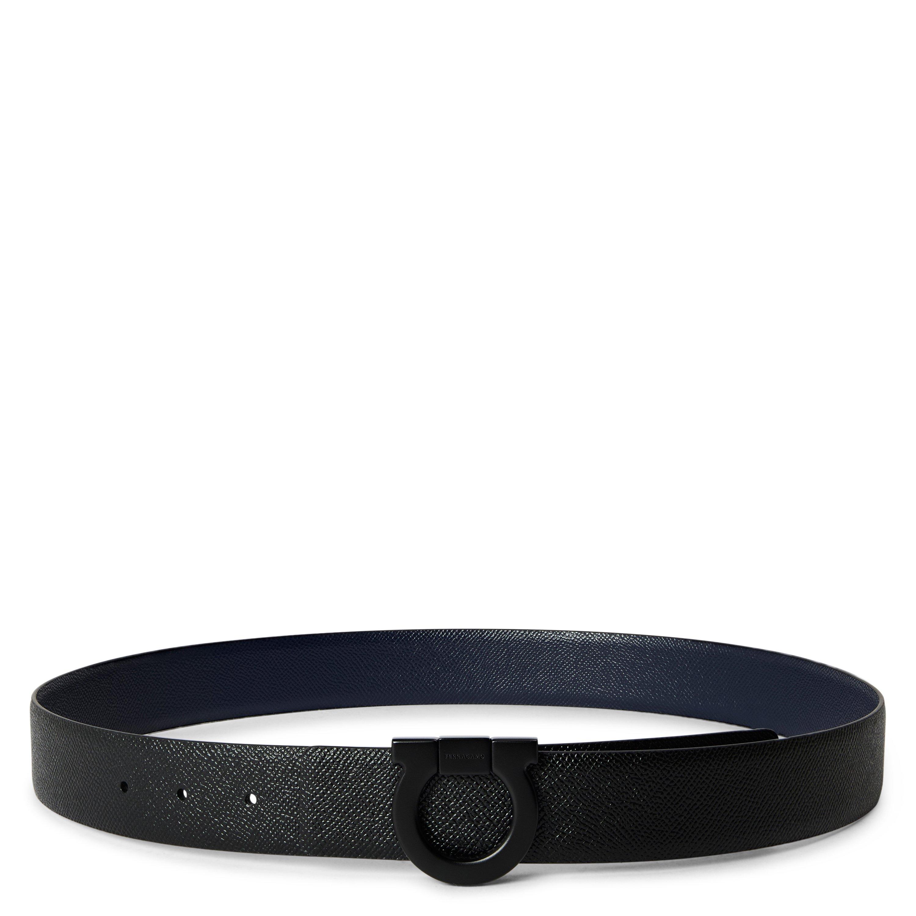 Nero - Ferragamo - FG Sized DBl Belt Sn63 - 1
