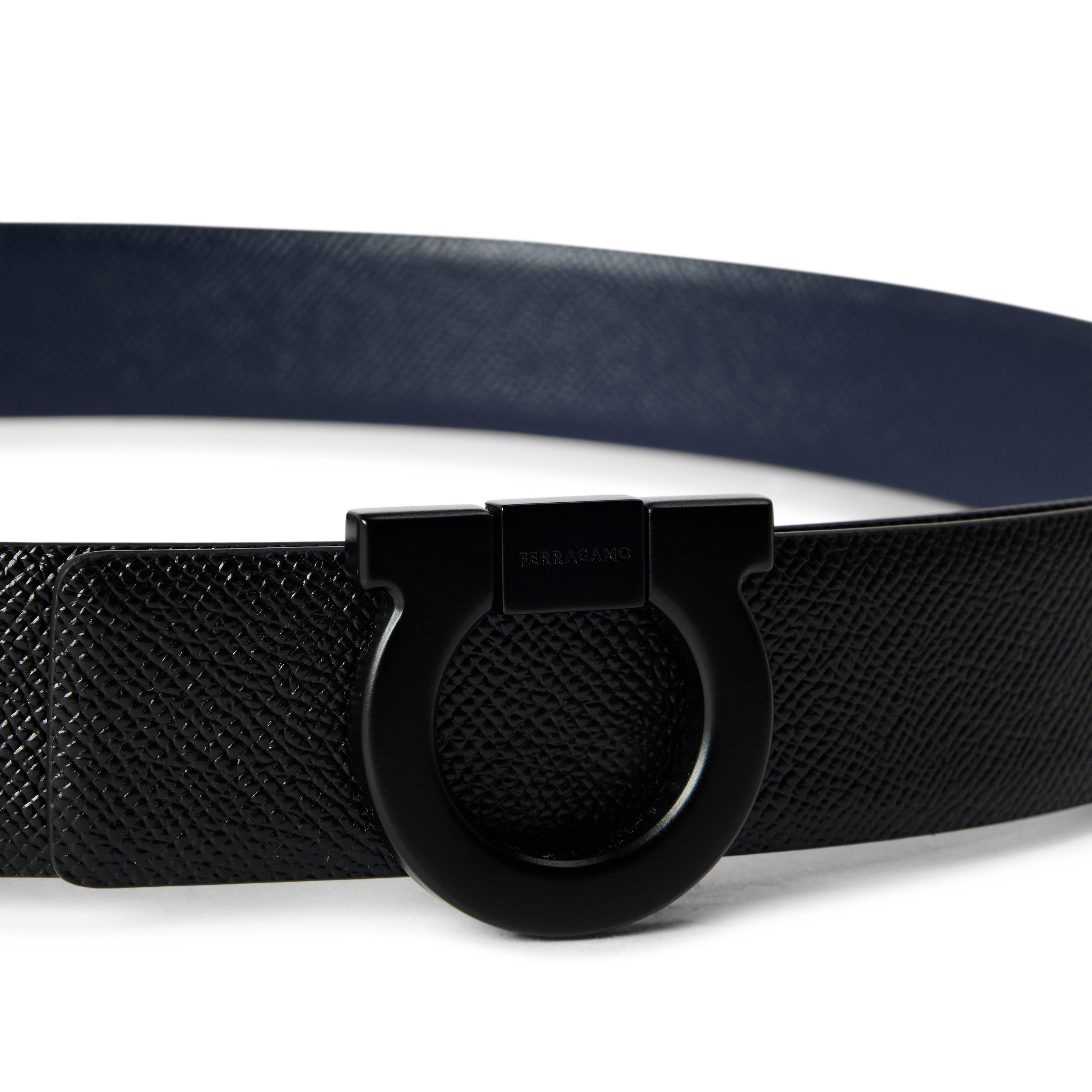 Nero - Ferragamo - FG Sized DBl Belt Sn63 - 3