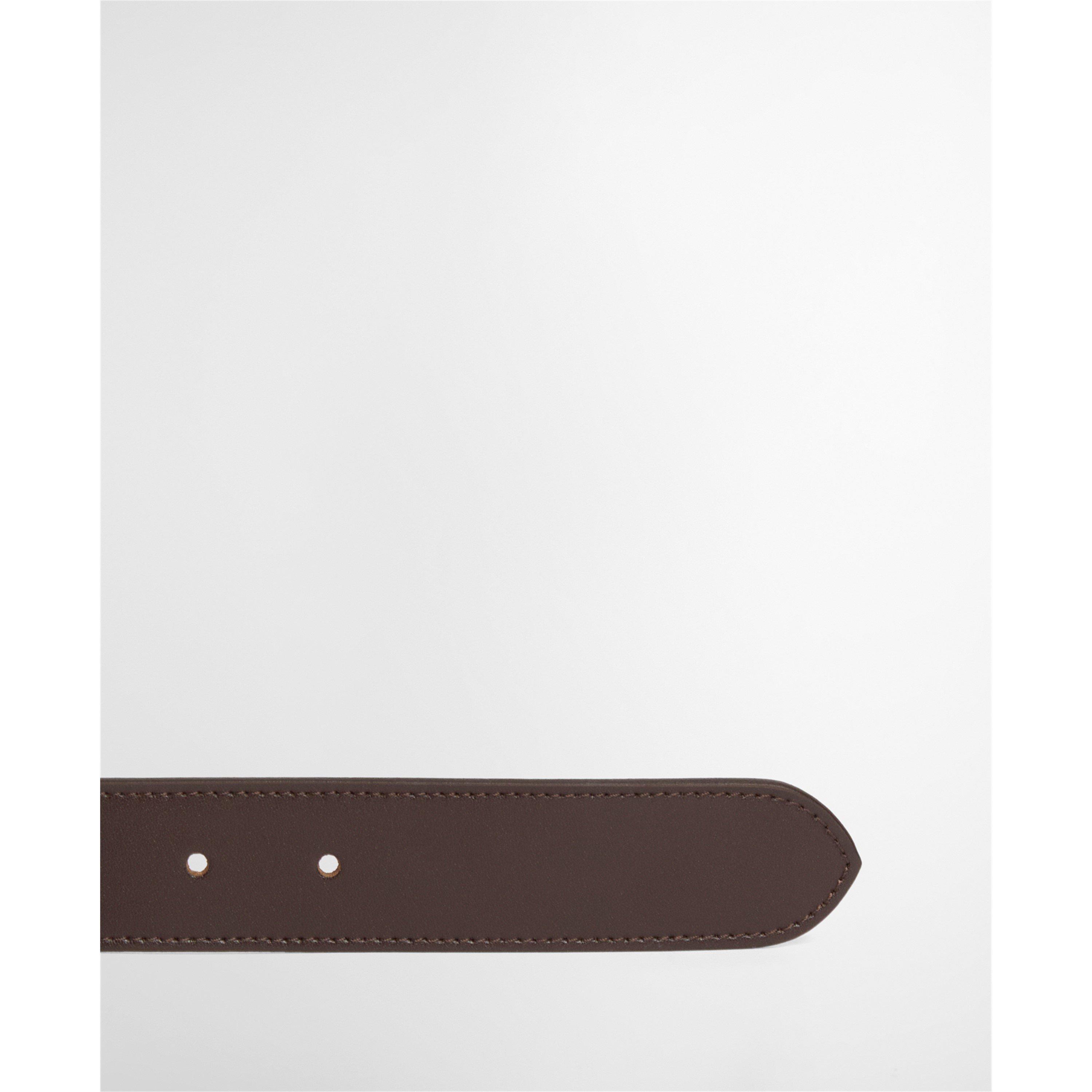 Classic/Brown - Barbour - Girvan Tartan Leather Belt - 4