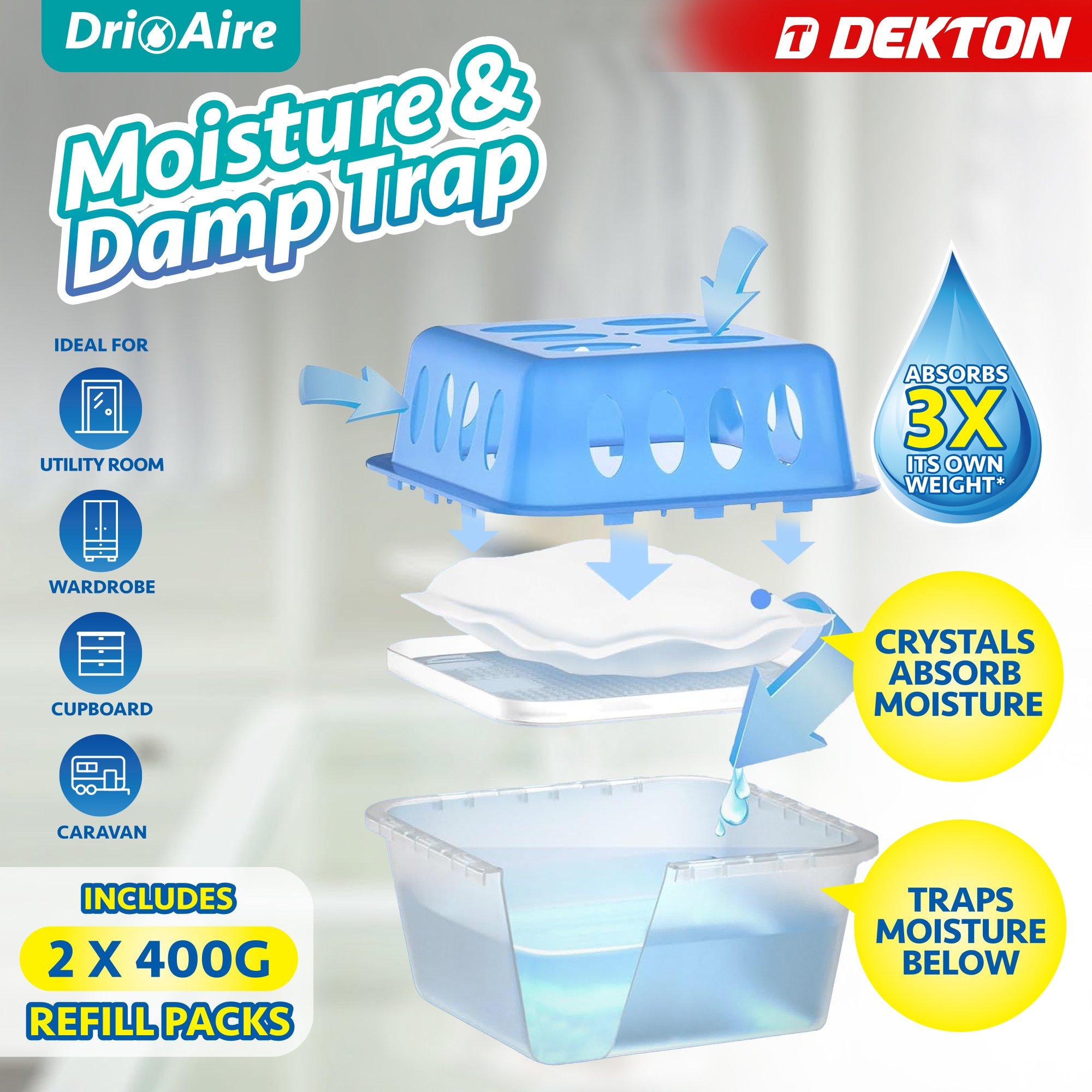 Blå/Hvid - Dri Aire - Dri Air Moisture And Damp Trap with 2 refills - 3