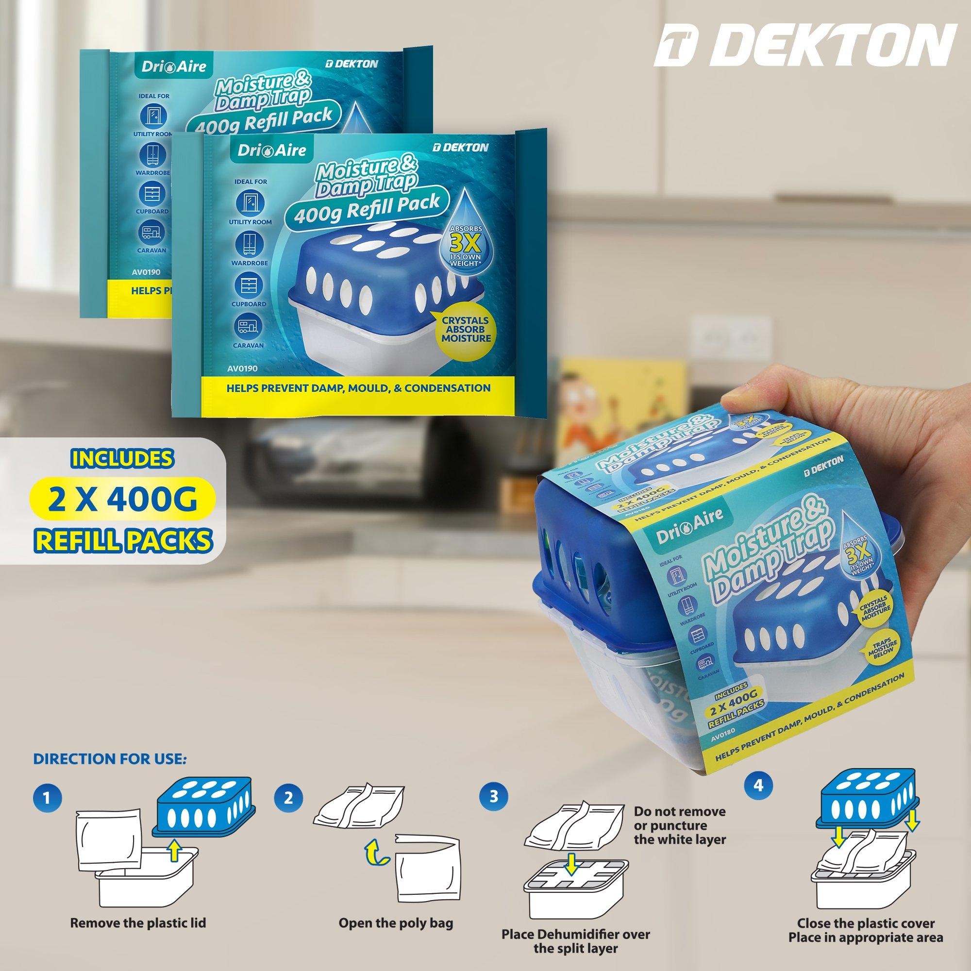 Blå/Hvid - Dri Aire - Dri Air Moisture And Damp Trap with 2 refills - 5