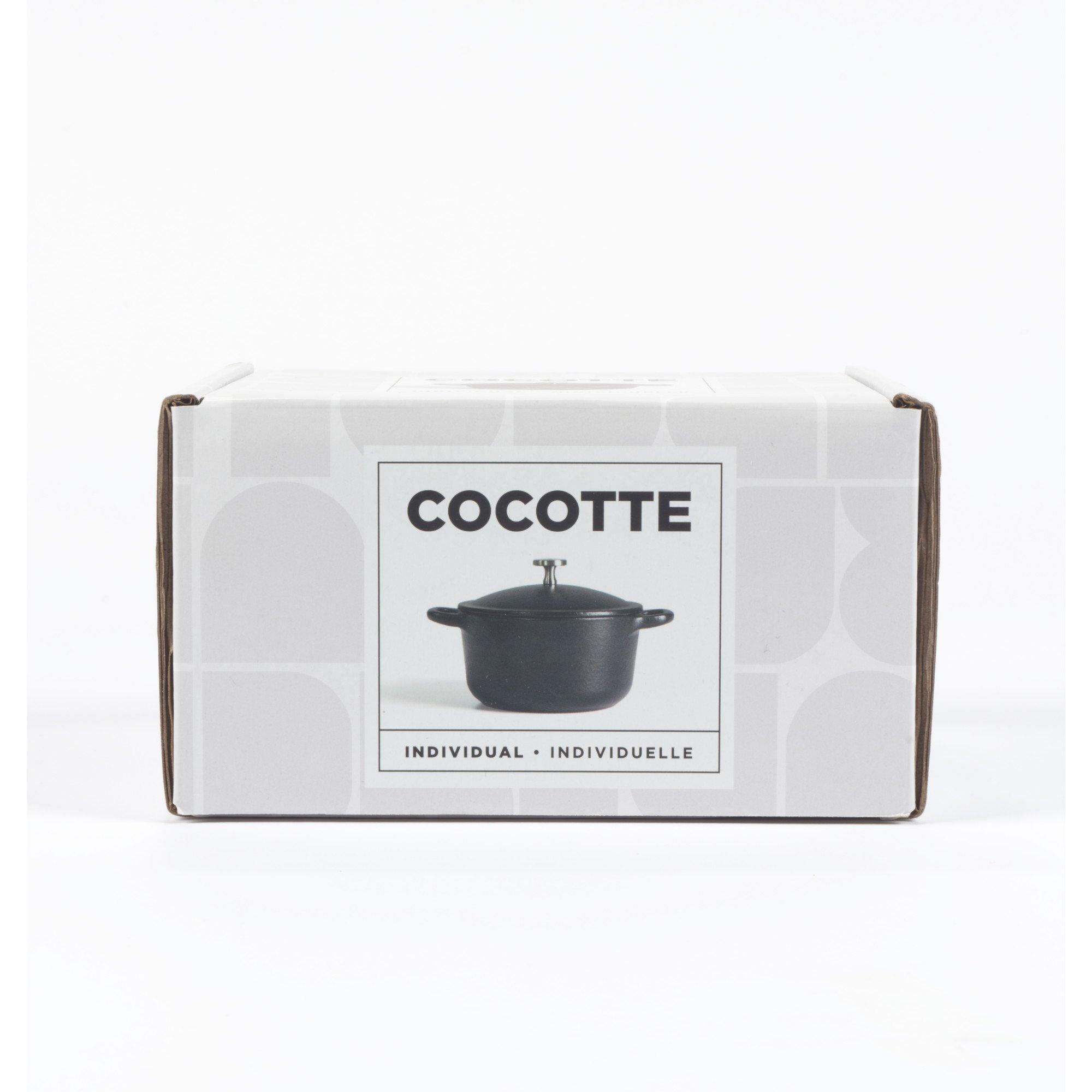 Black - Universal CWare - Cast Iron Cocotte - 6