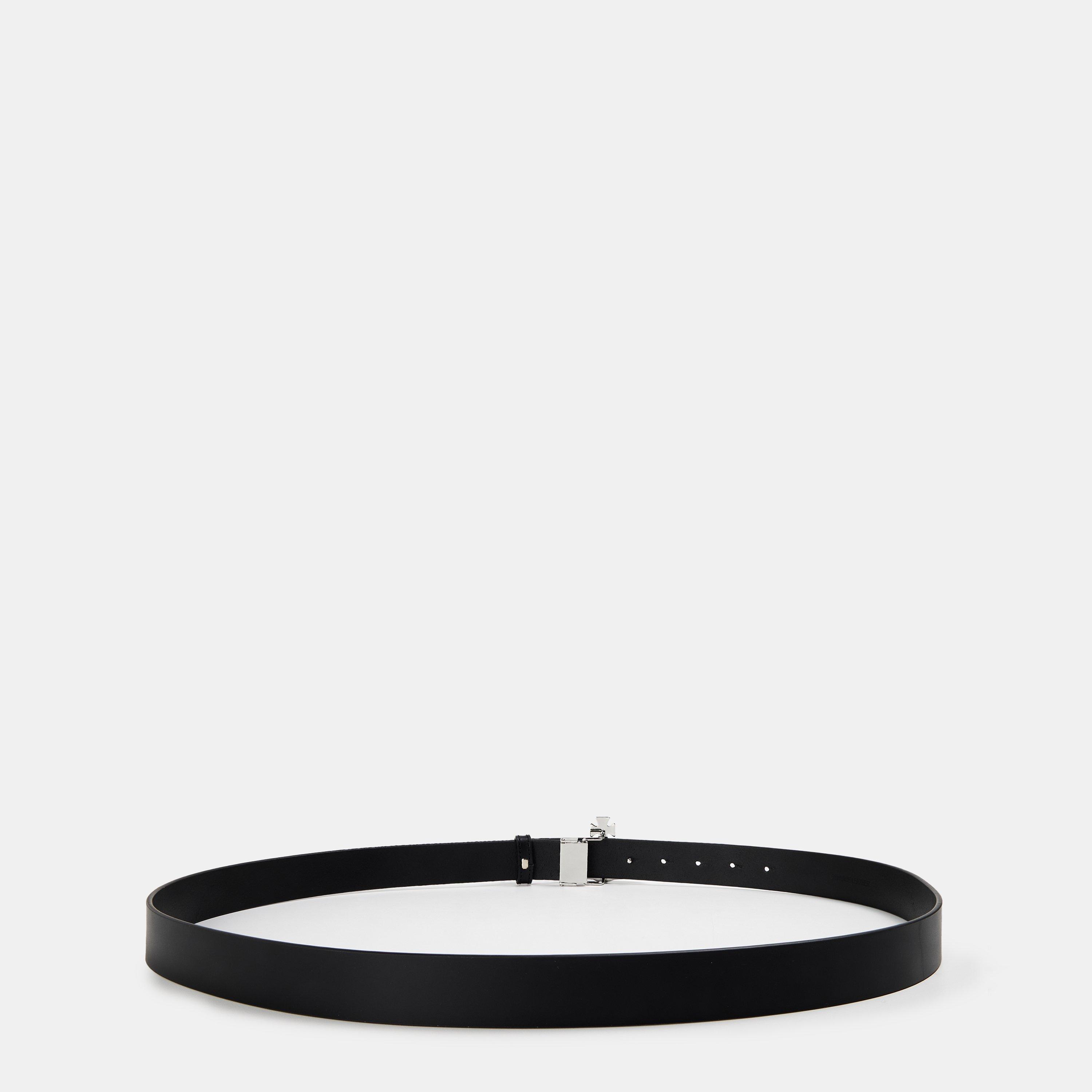 Black - Vivienne Westwood - Men's Viv Orb Bckl Leather Belt - 2