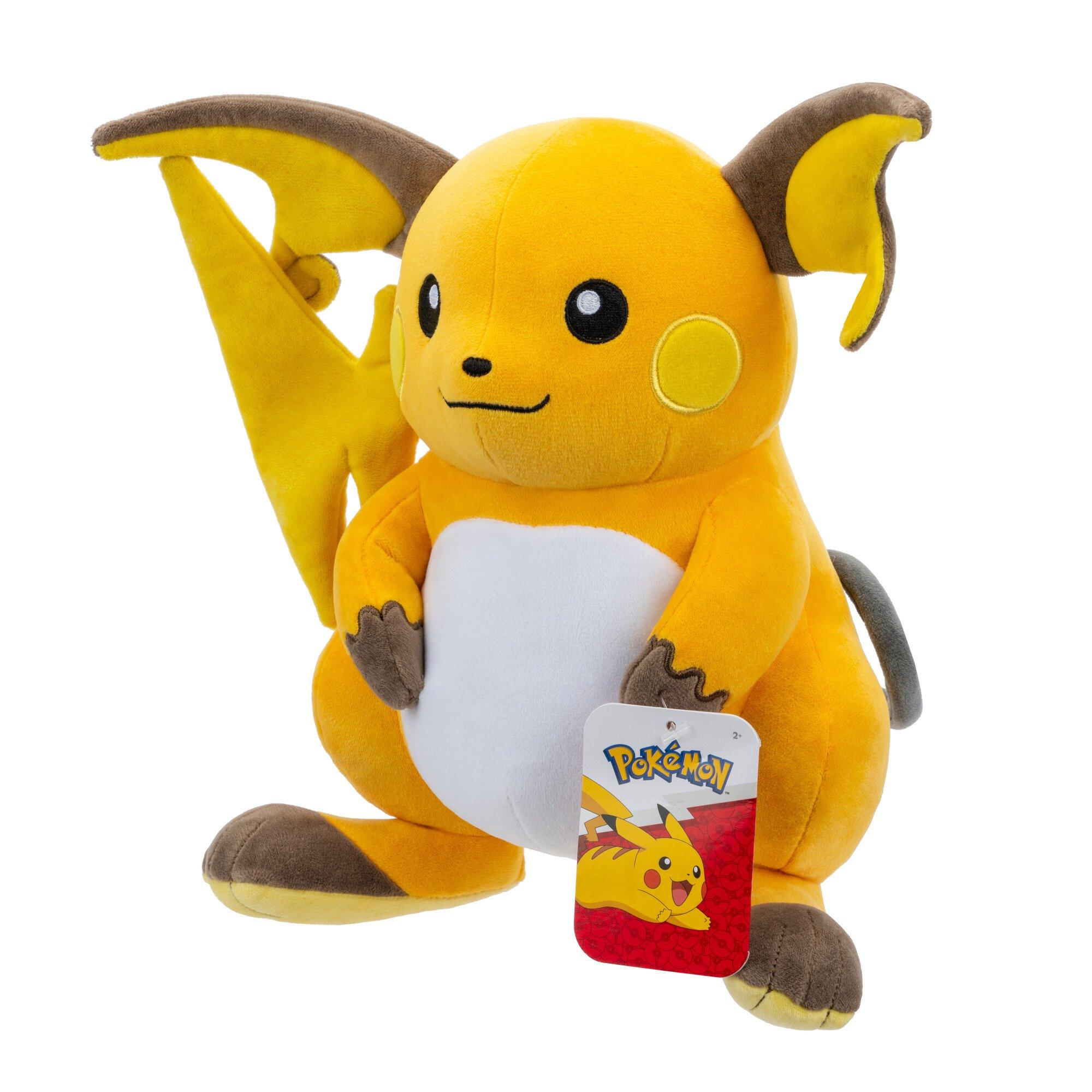 Raichu - Pokemon - Pokémon Raichu Pluche - 30 cm Zachte Pluche met Authentieke Details - 4