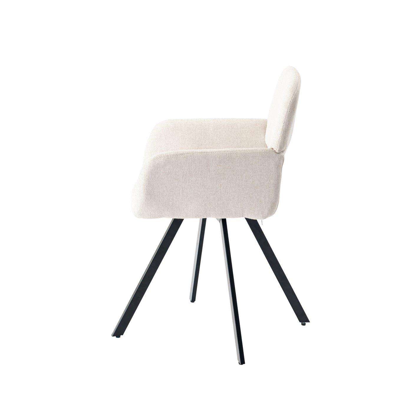 Beige - Jack Wills - California Swivel Dining Chairs Set of 2 - 6