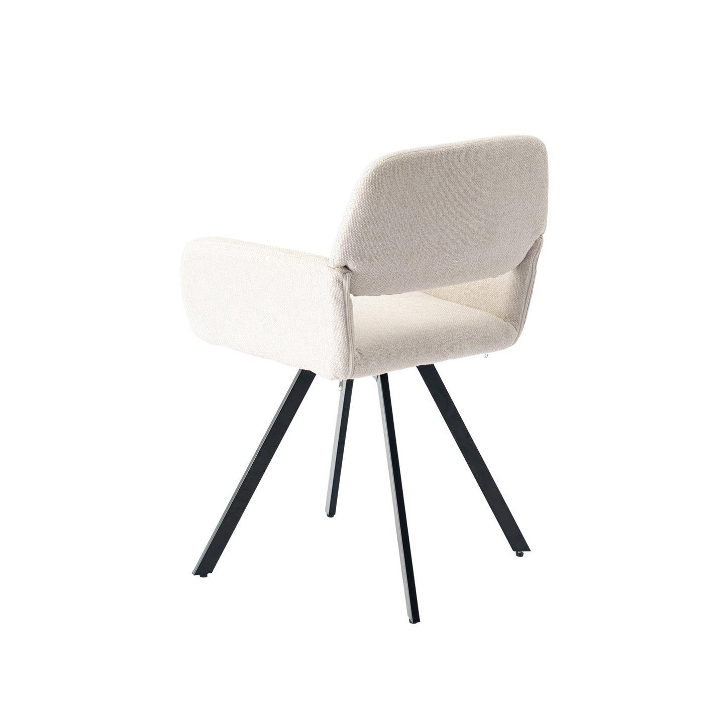 Beige - Jack Wills - California Swivel Dining Chairs Set of 2 - 7