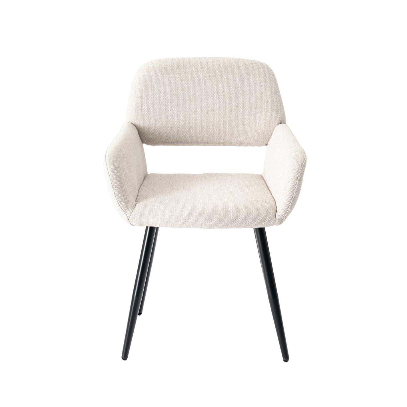 Beige - Biba - Mayfair Dining Chairs Pair - 6