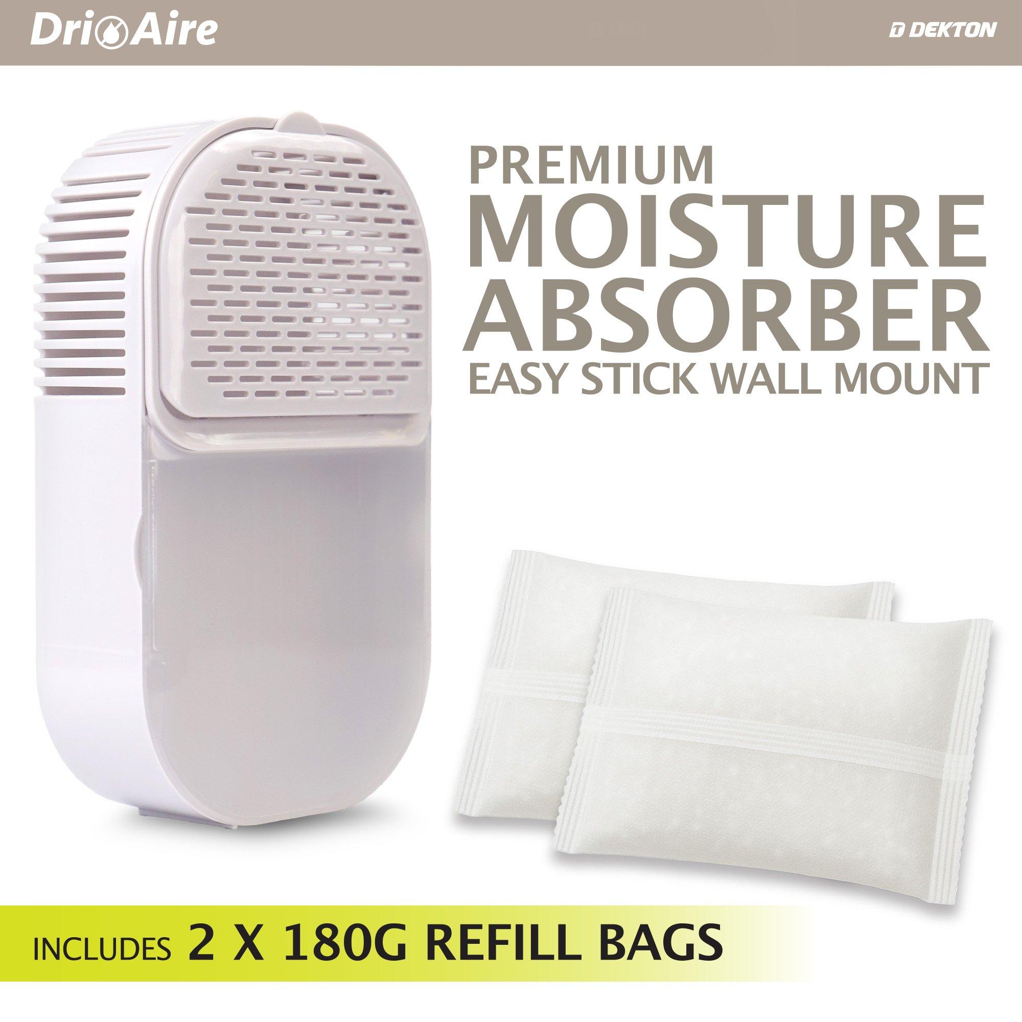Hvid - Dri Aire - Premium Wall Mounted Easy Stick Moisture Absorber Dehumidifier - 4