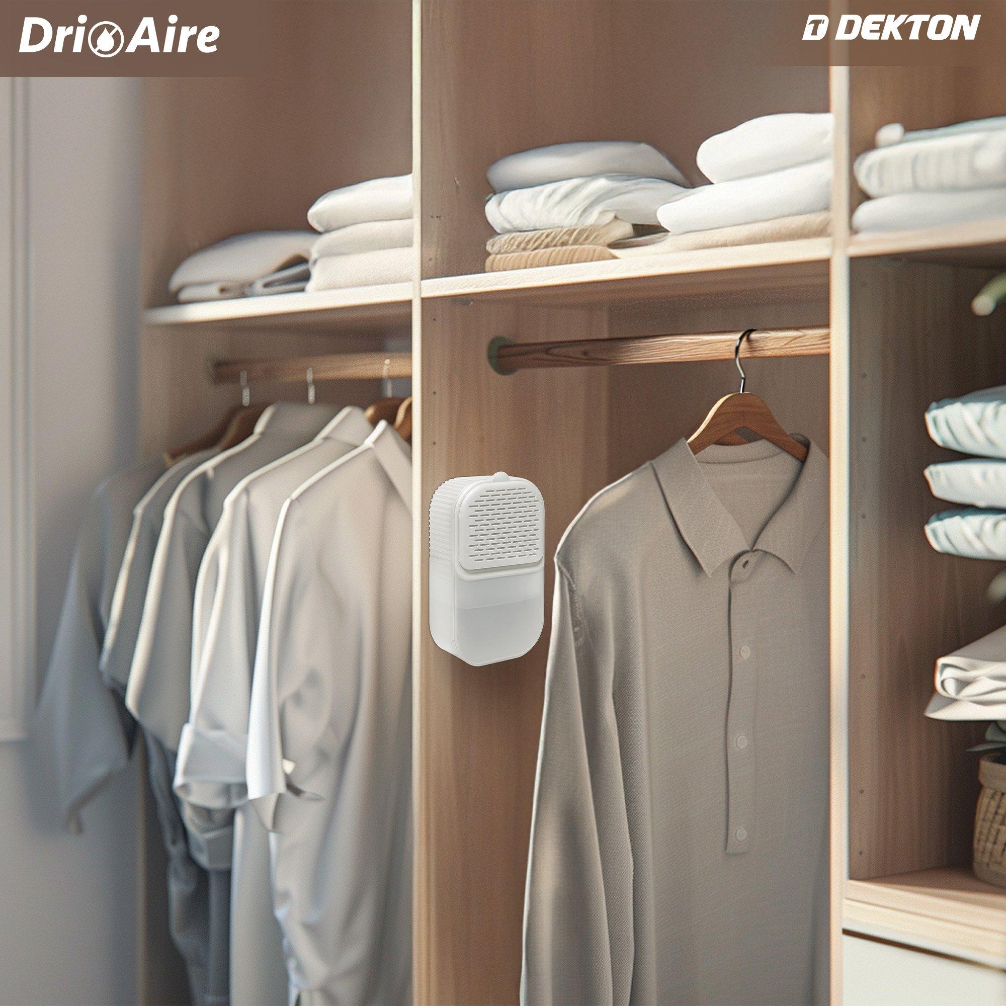 Hvid - Dri Aire - Premium Wall Mounted Easy Stick Moisture Absorber Dehumidifier - 6
