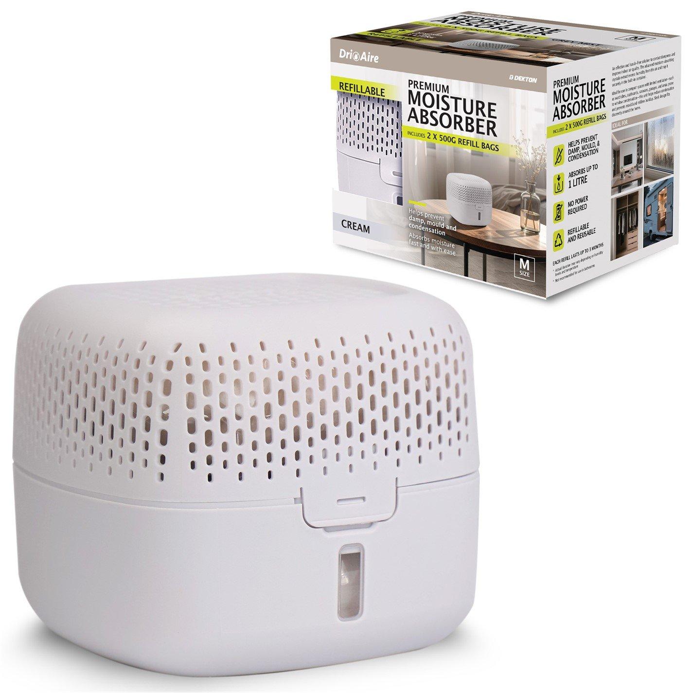 Cream - Dri Aire - Premium Medium Moisture Absorber Dehumidifier - 3