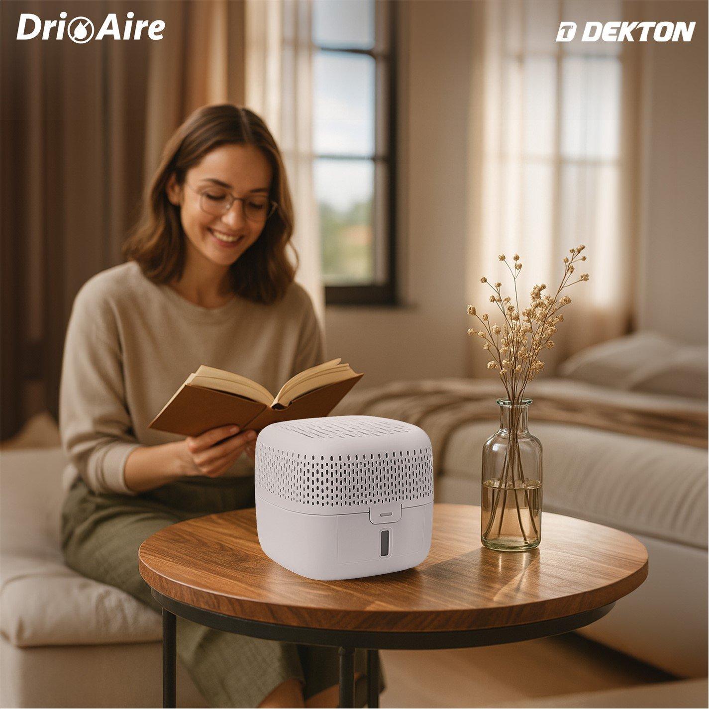 Cream - Dri Aire - Premium Medium Moisture Absorber Dehumidifier - 8
