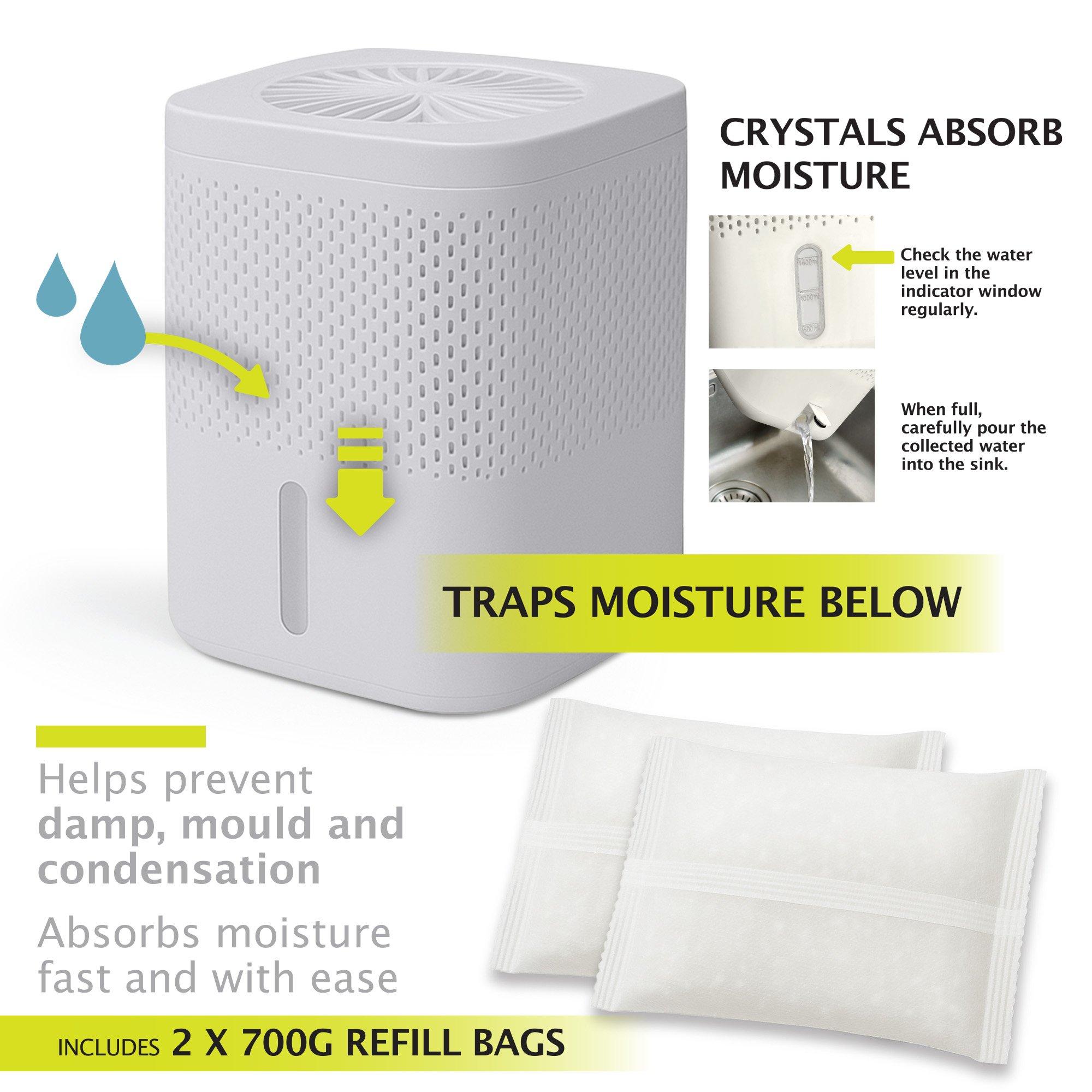 Cream - Dri Aire - Premium Large Moisture Absorber Dehumidifier - 5