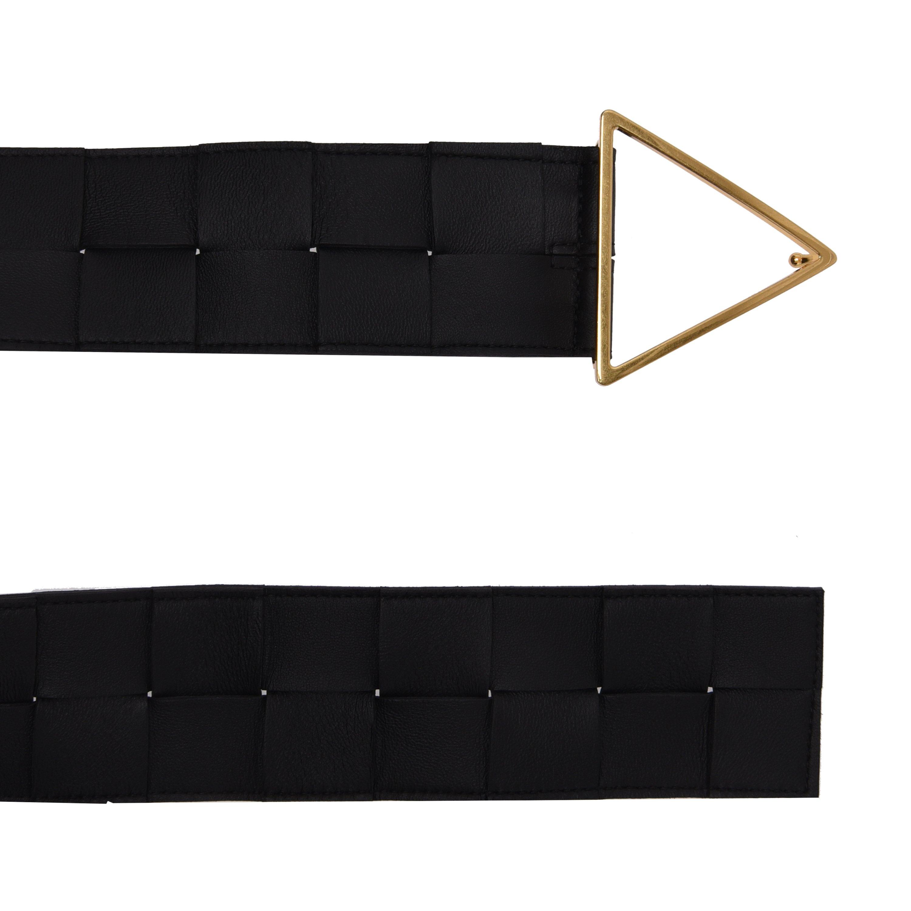 Black 8425 - Bottega Veneta - Triangle Belt - 3