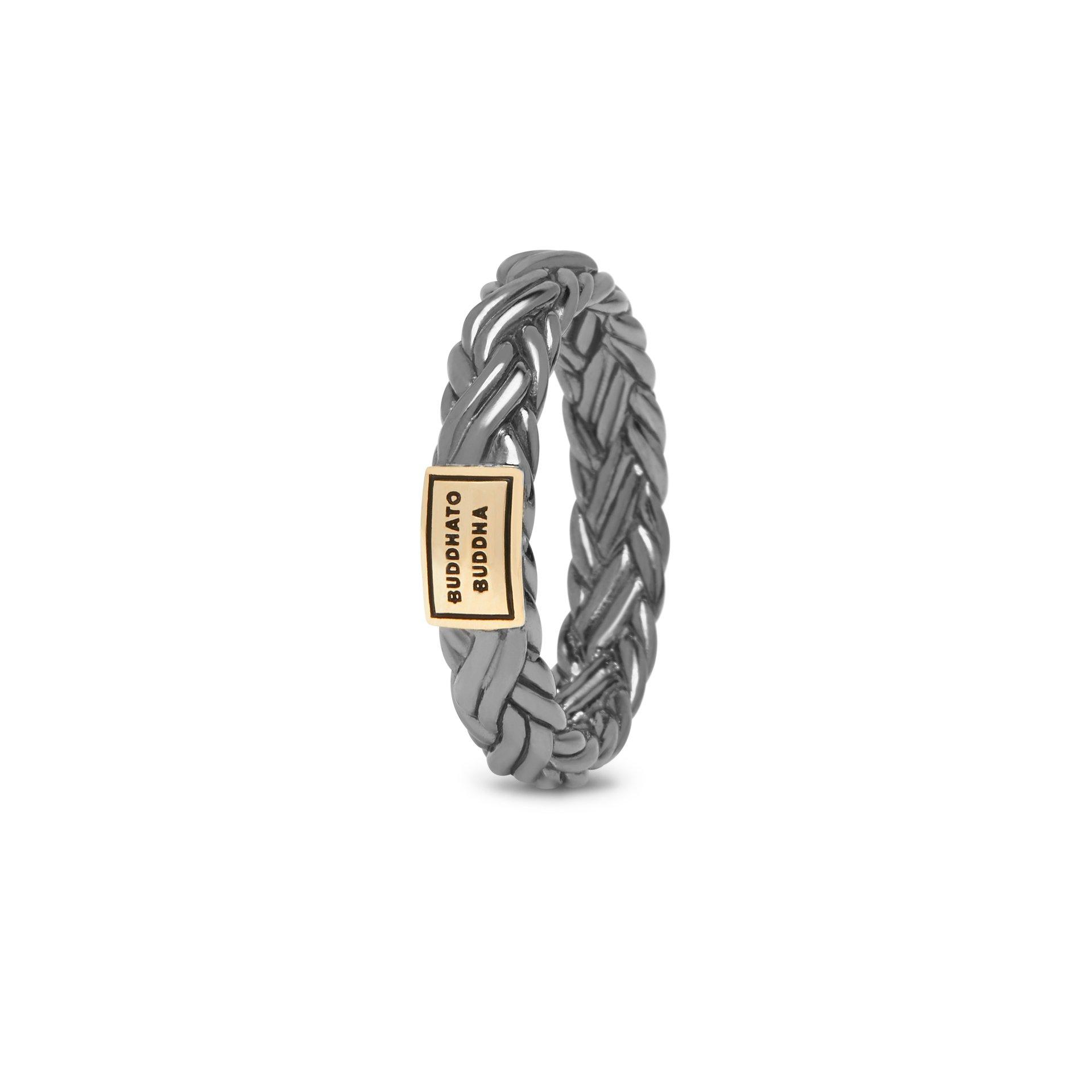 Black Rhodium - Buddha To Buddha - Katja Xs Ring Black Rhodium Shine Gold 14kt - 3