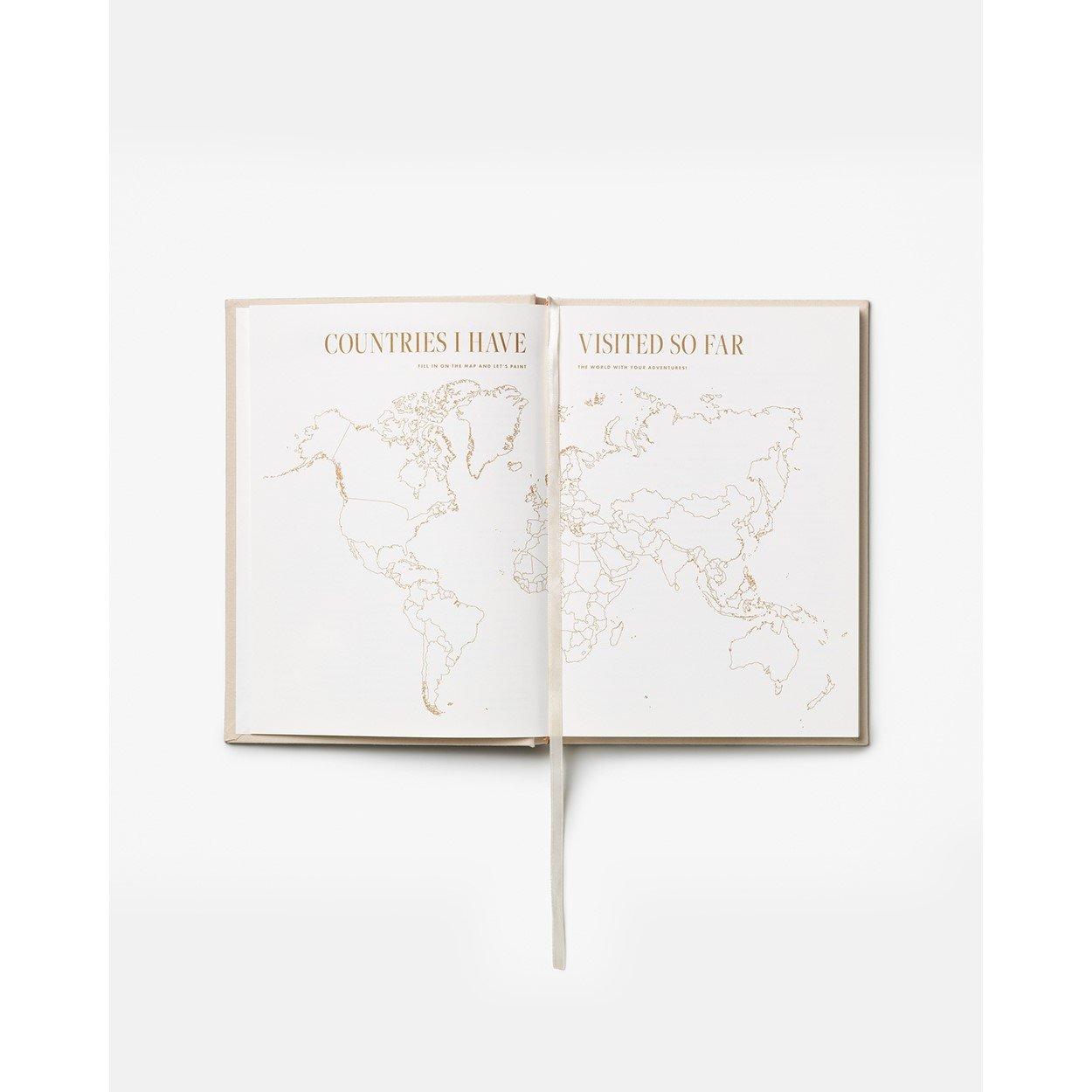Blue - Printworks - Unisex Bon Voyage Fabric Travel Journal - 3