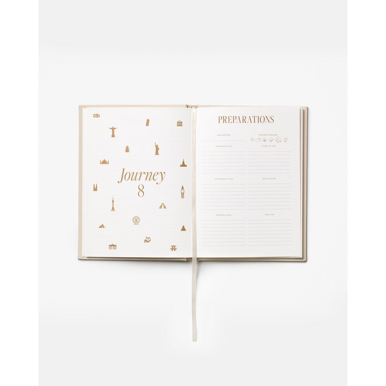 Blue - Printworks - Unisex Bon Voyage Fabric Travel Journal - 4