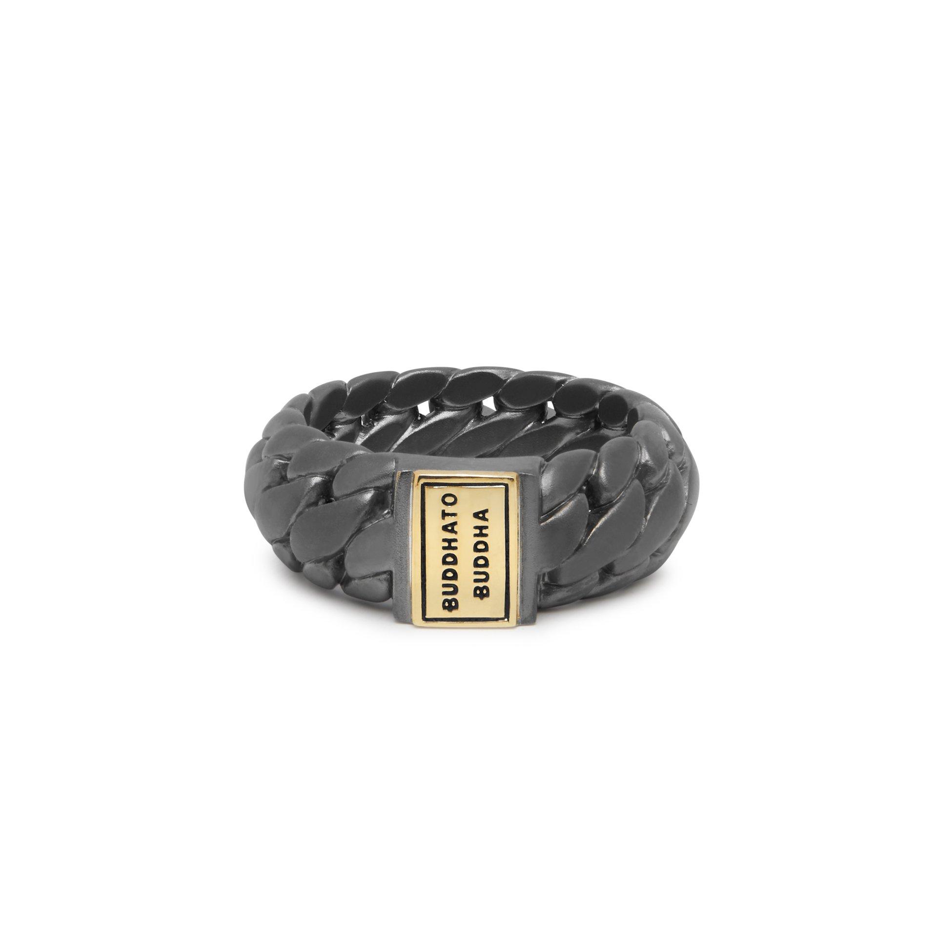 Black Rhodium - Buddha To Buddha - Ben Small Ring Black Rhodium Gold - 1