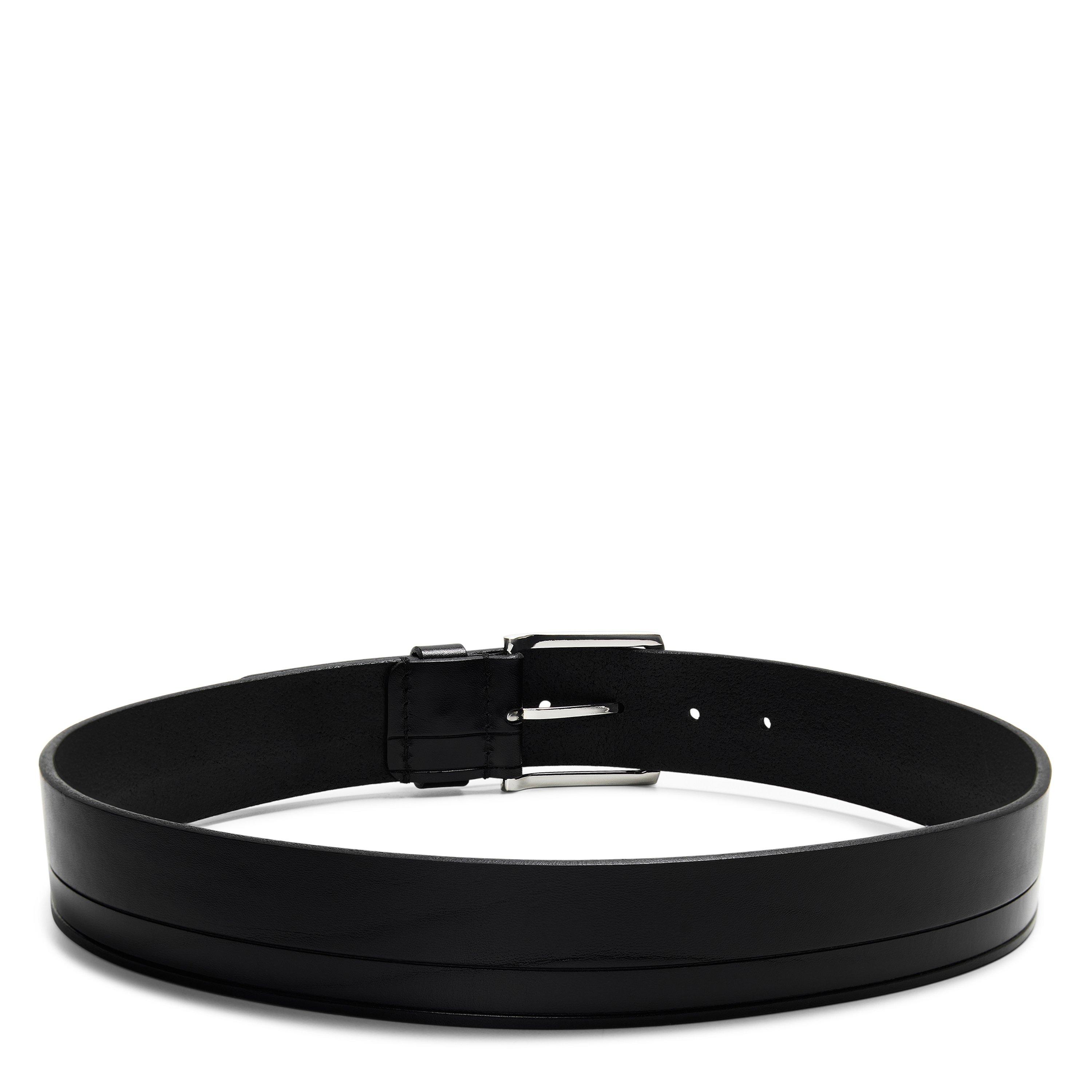 Black - Boss - Men's Saltrio Leather Belt - 2