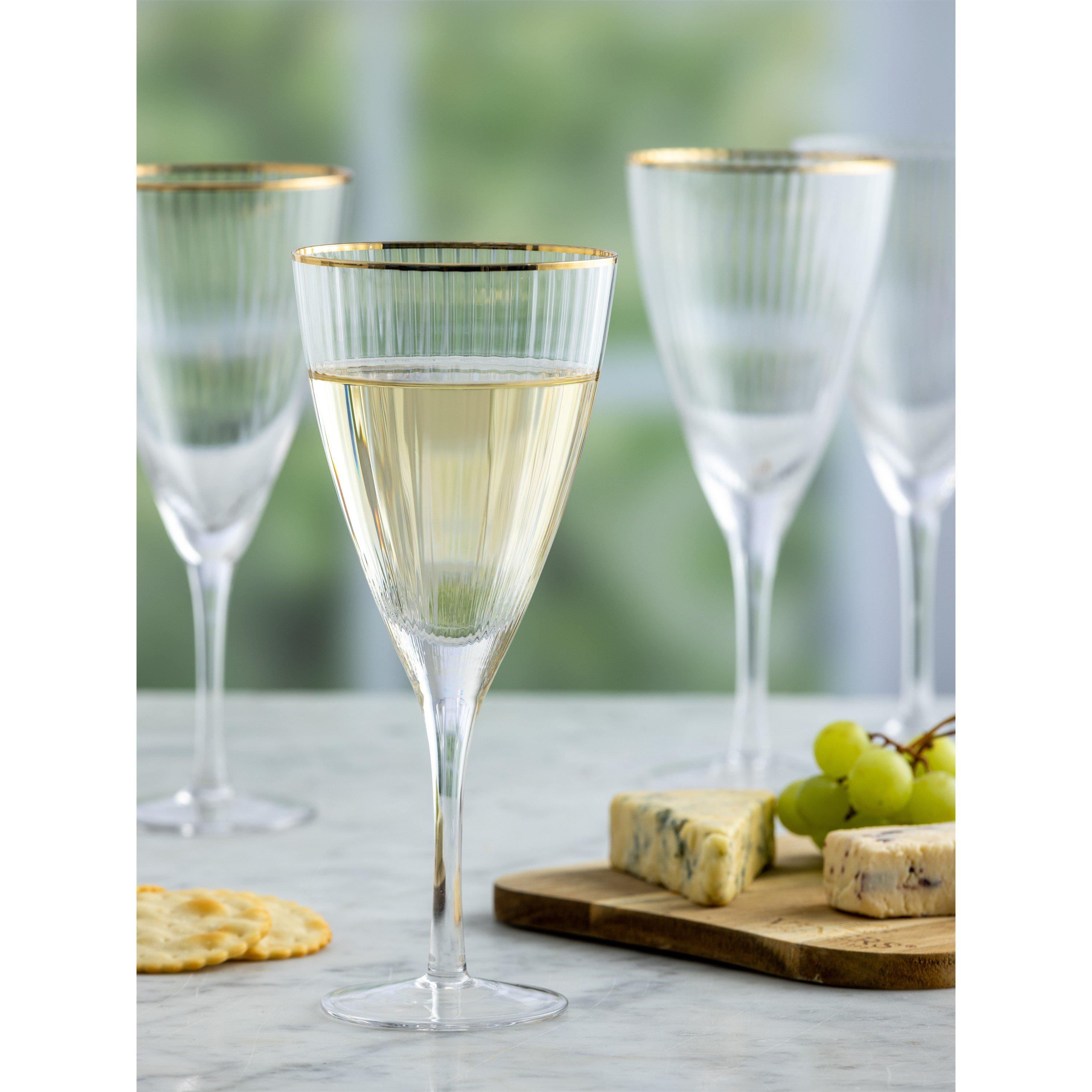 Clear - Ravenhead - Roma Set of 2 Wine Glasses - 3