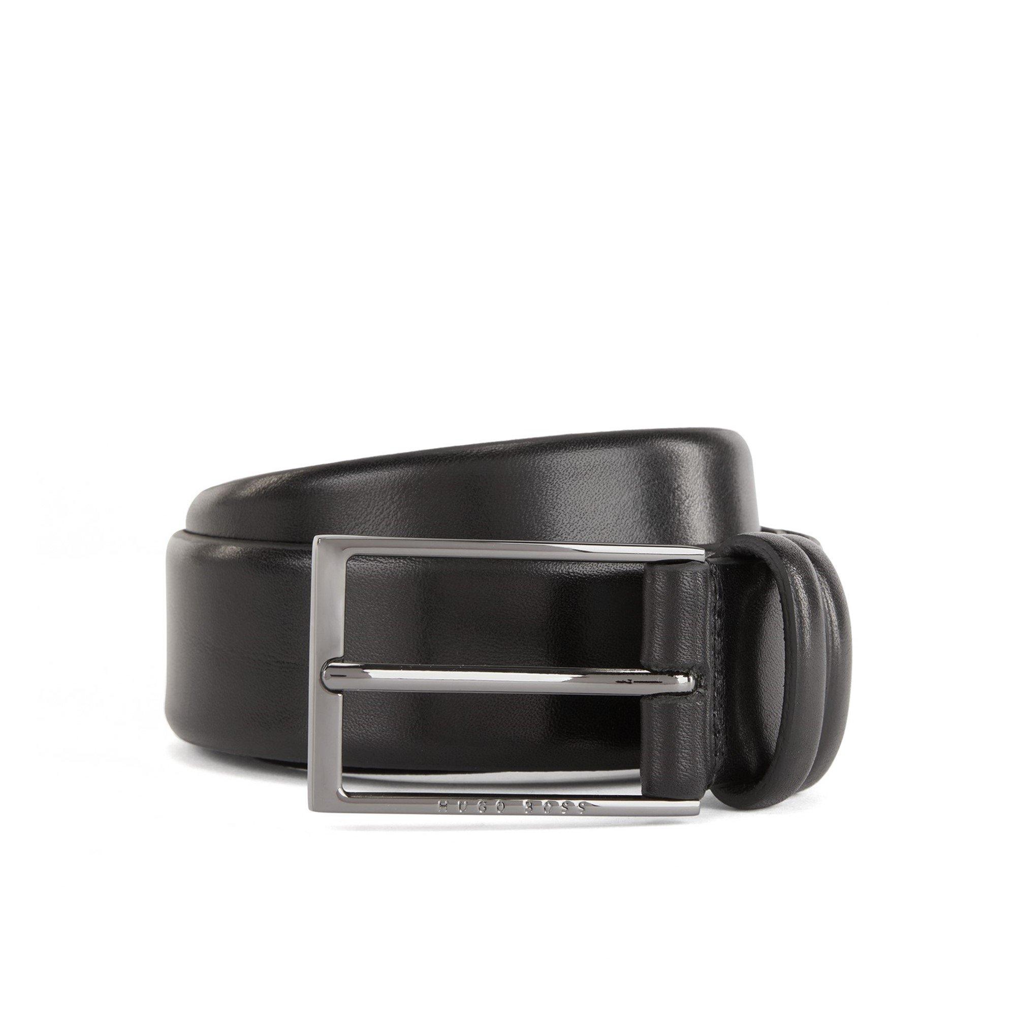 Boss Men's Carmello Leather Belt - Black - Size 32R (85cm)