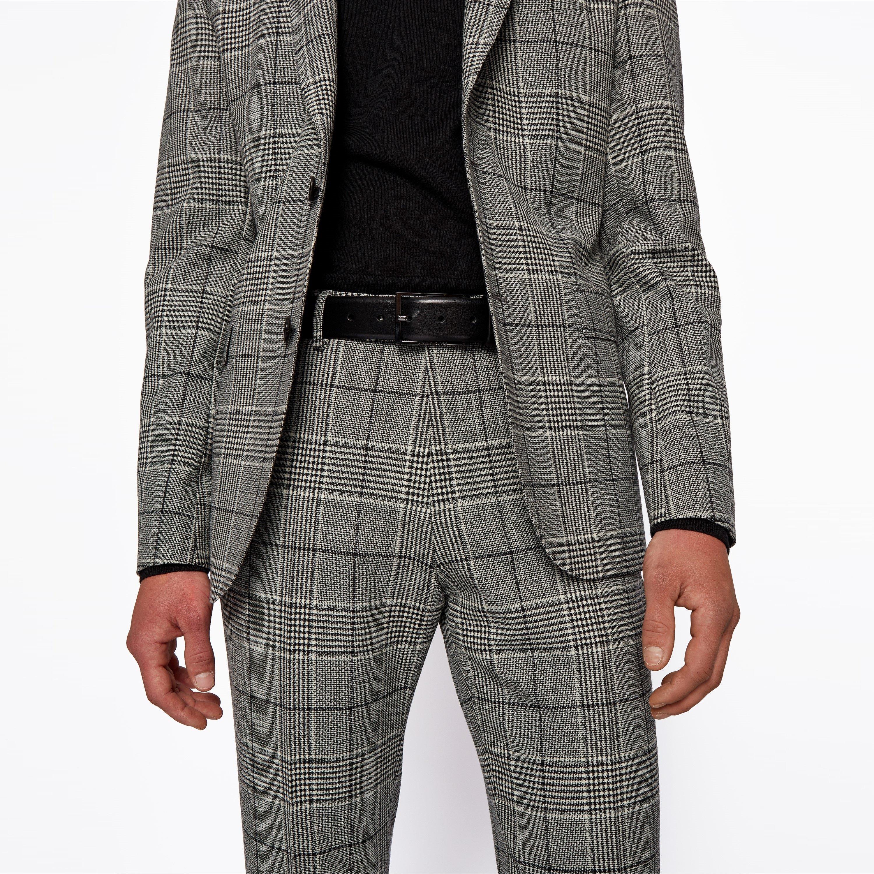 Black - Boss - Carmello Leather Belt - 3