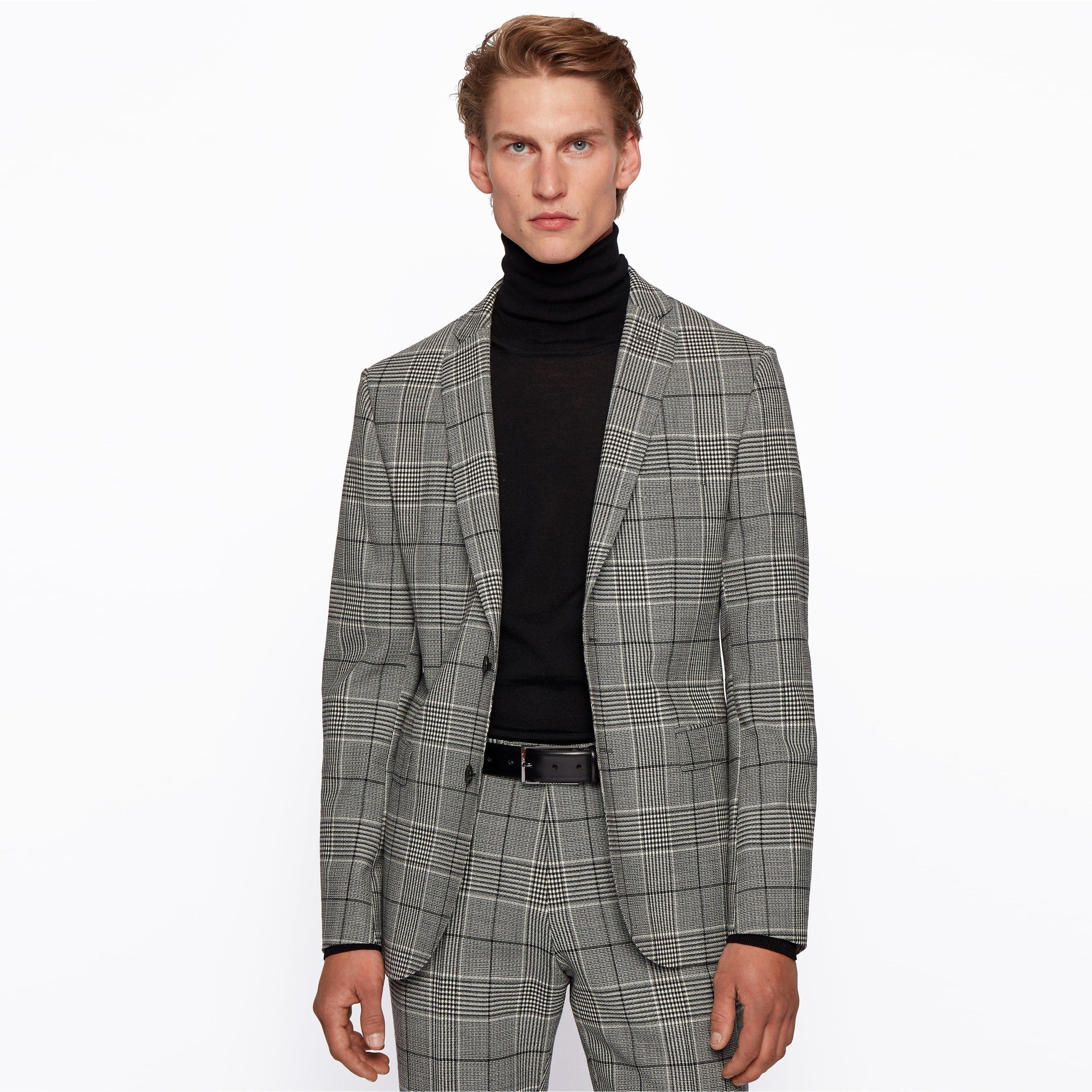 Black - Boss - Carmello Leather Belt - 7