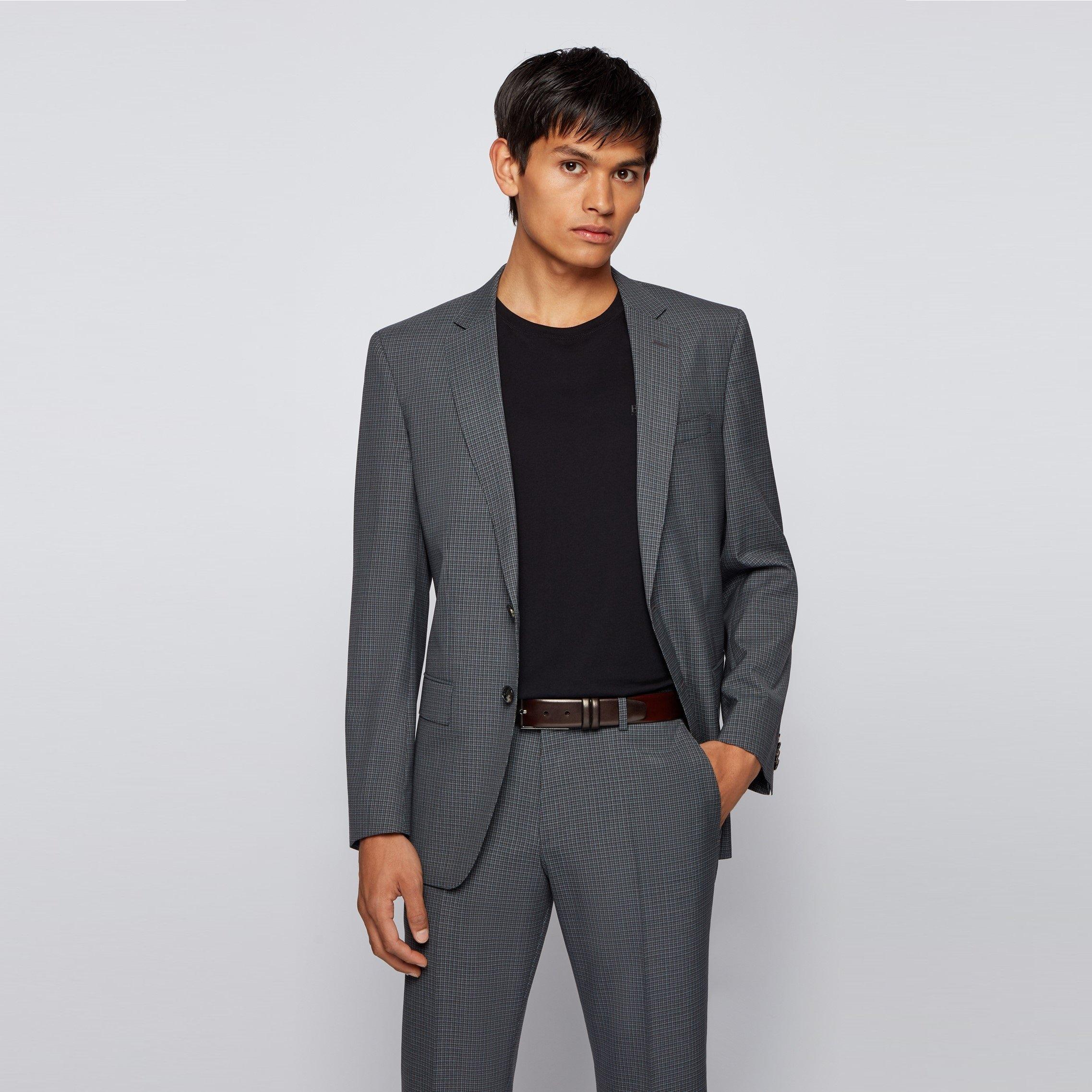 Dark Brown - Boss - Carmello 10163489 01 Leather Belt Mens - 7