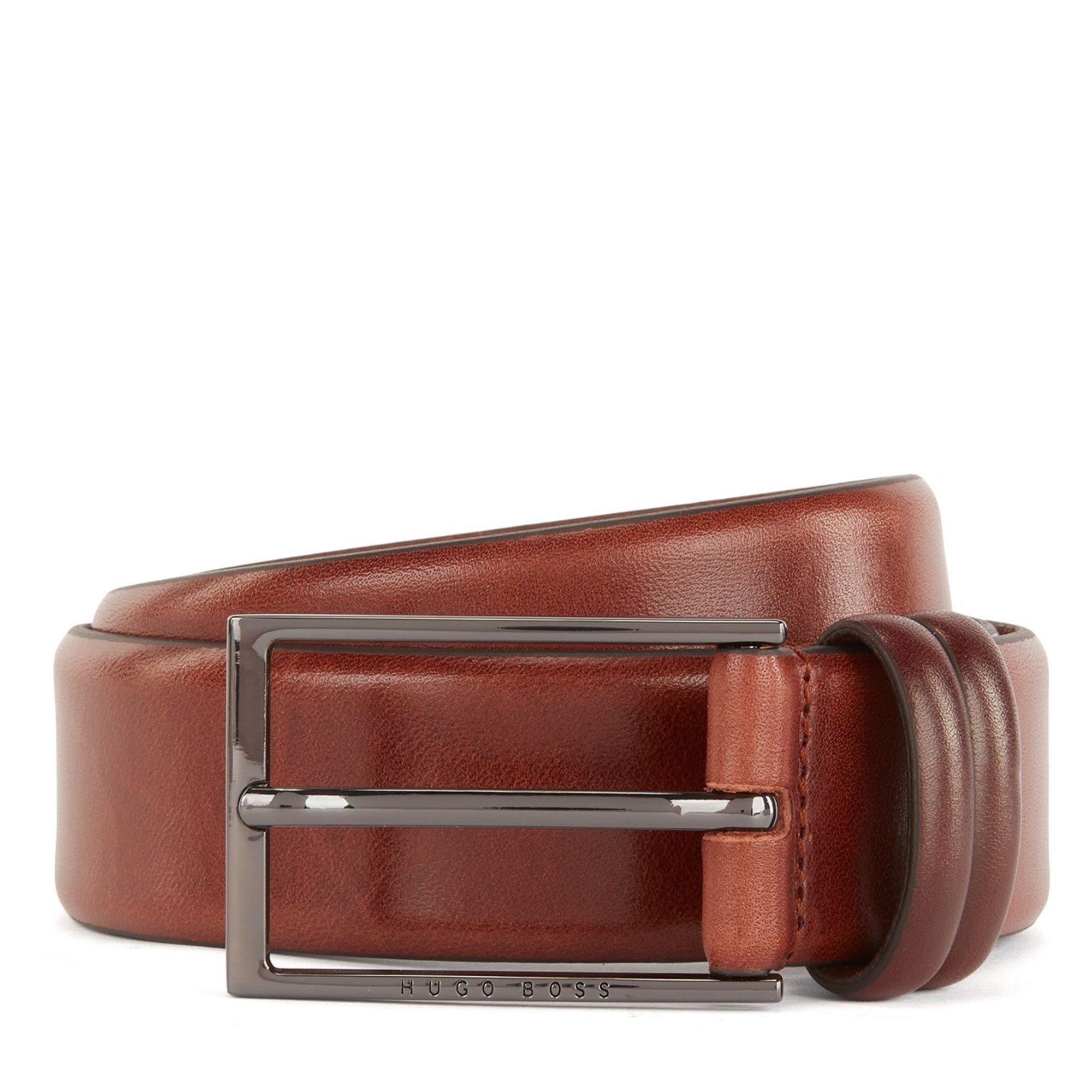 Boss Men's Carmello Leather Belt - Medium Brown - 44R (115cm)