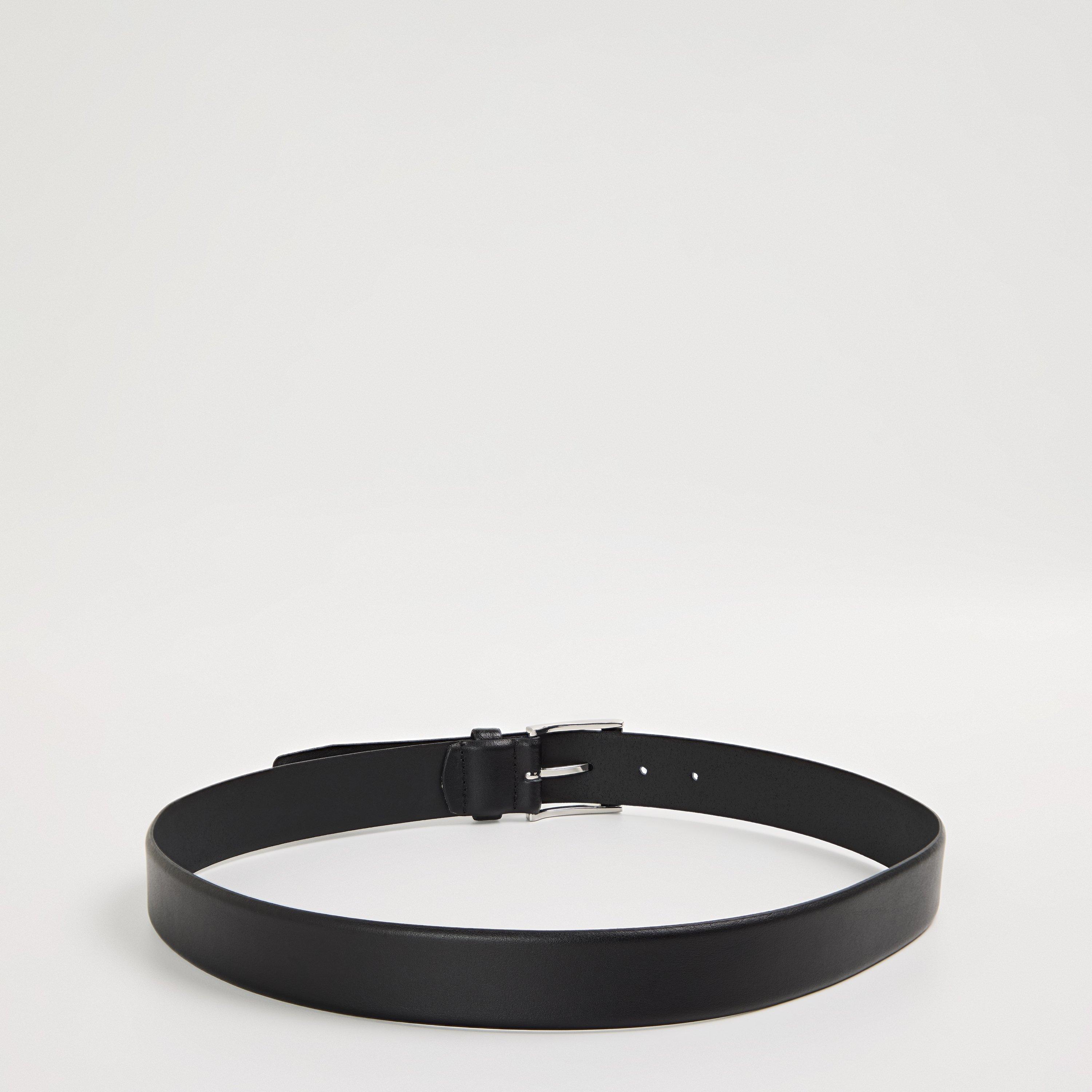 Black - Boss - Men's Almos Leather Belt - 2