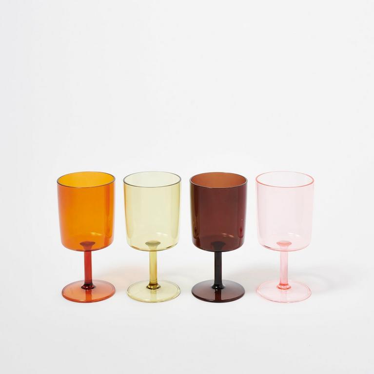 Multiple - Sunnylife - Sunnylife Poolside Wine Glasses Set of 4 - 2