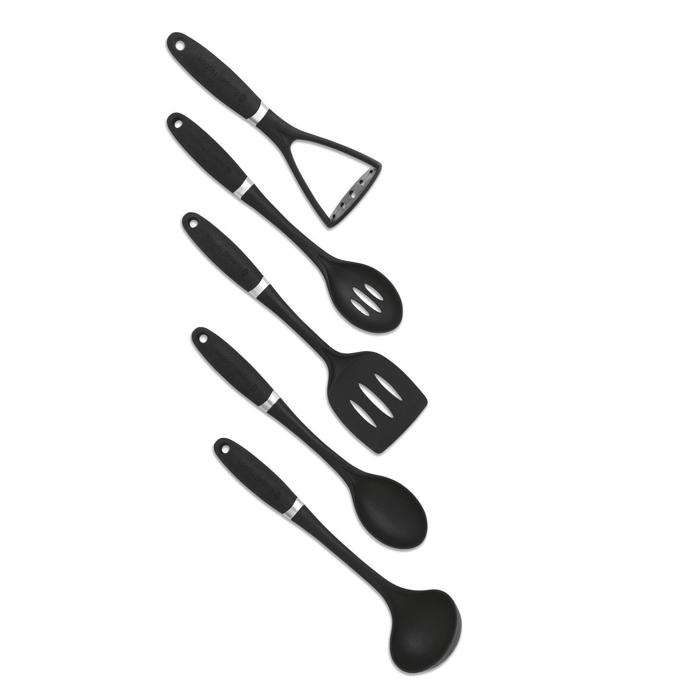 Black - Russell Hobbs - 5pc Utensil Set - 1