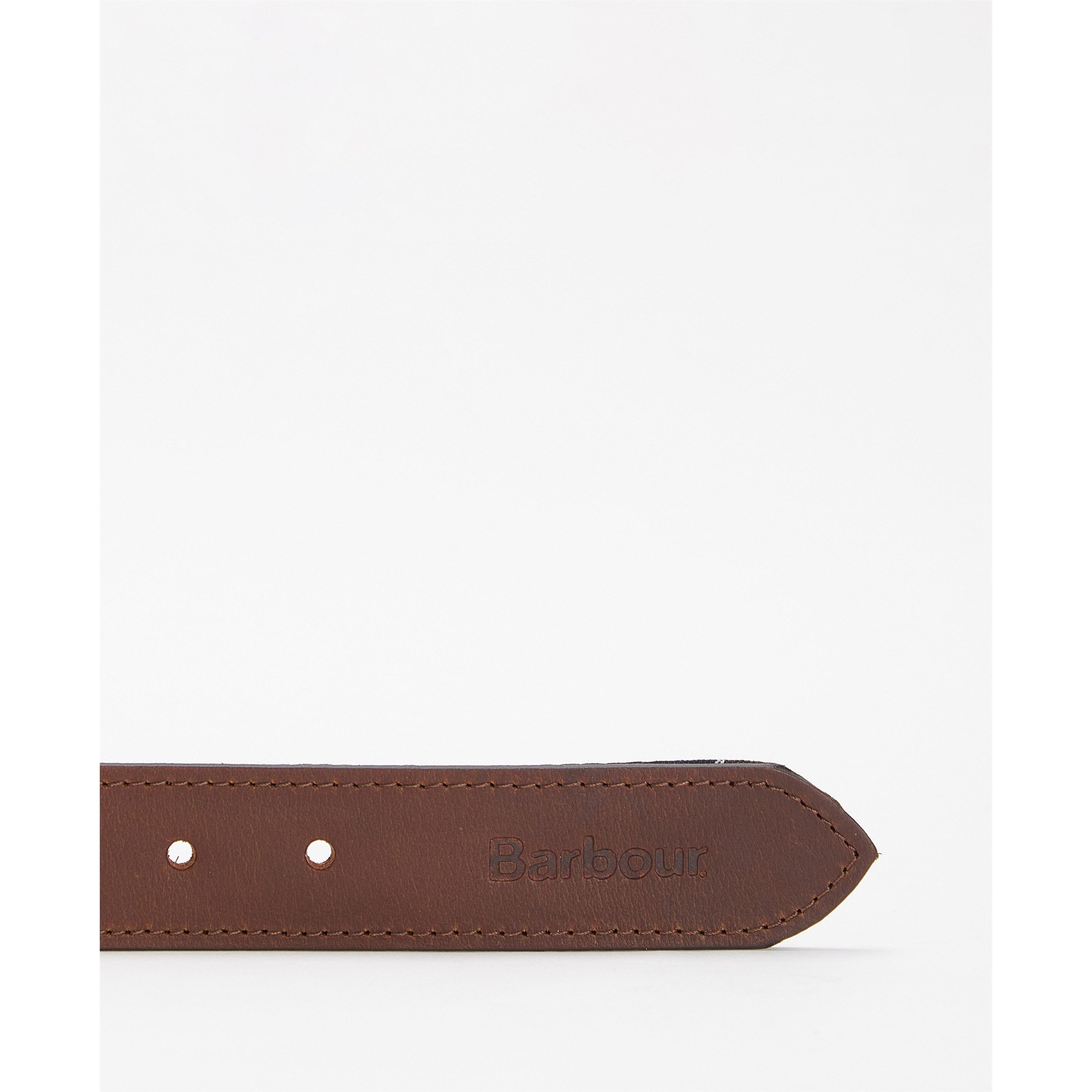 Clsc Trtn/Brown - Barbour - Reversible Tartan Leather Belt - 2