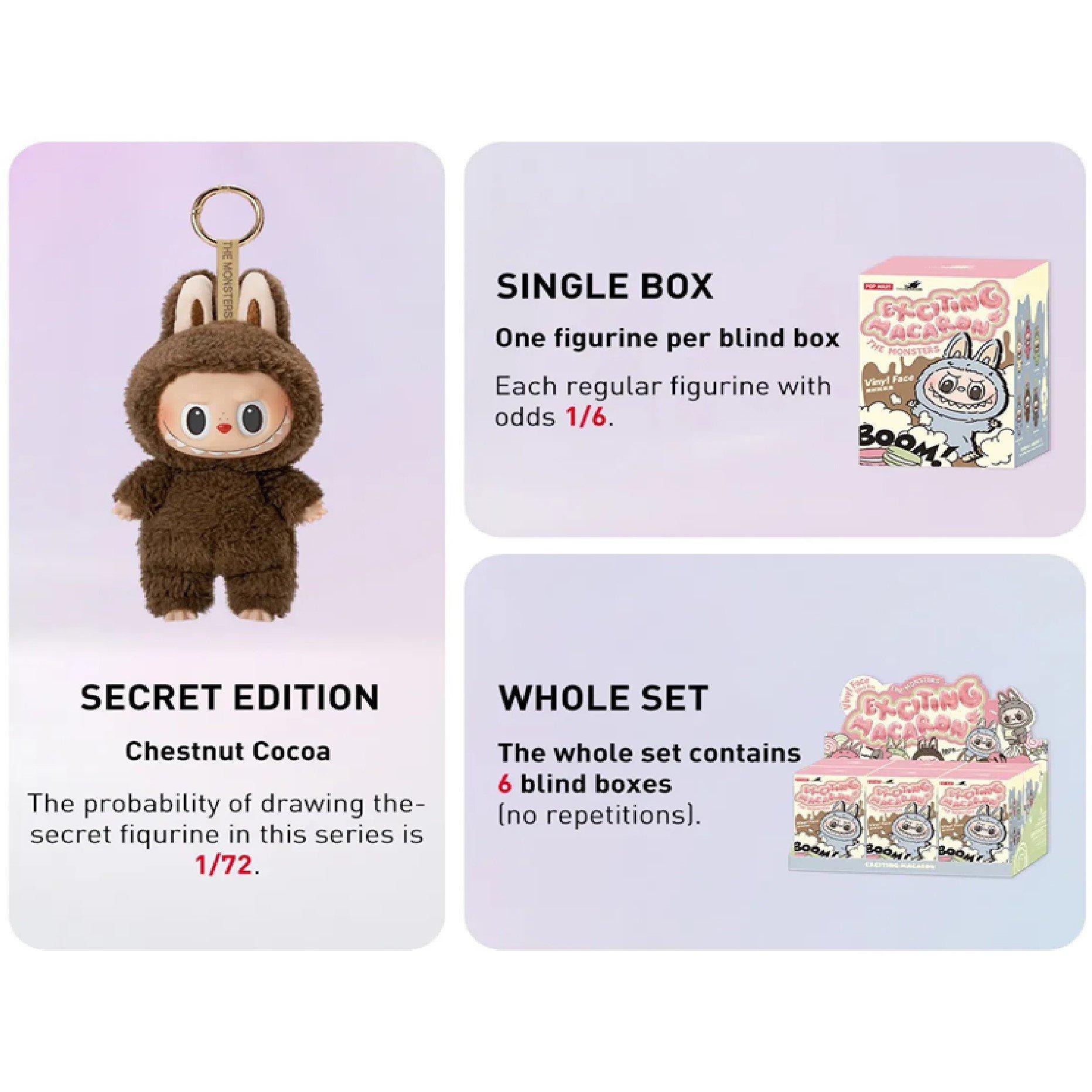 Multi - Pop Mart - LABUBU THE MONSTERS - Exciting Macaron - Single - 4