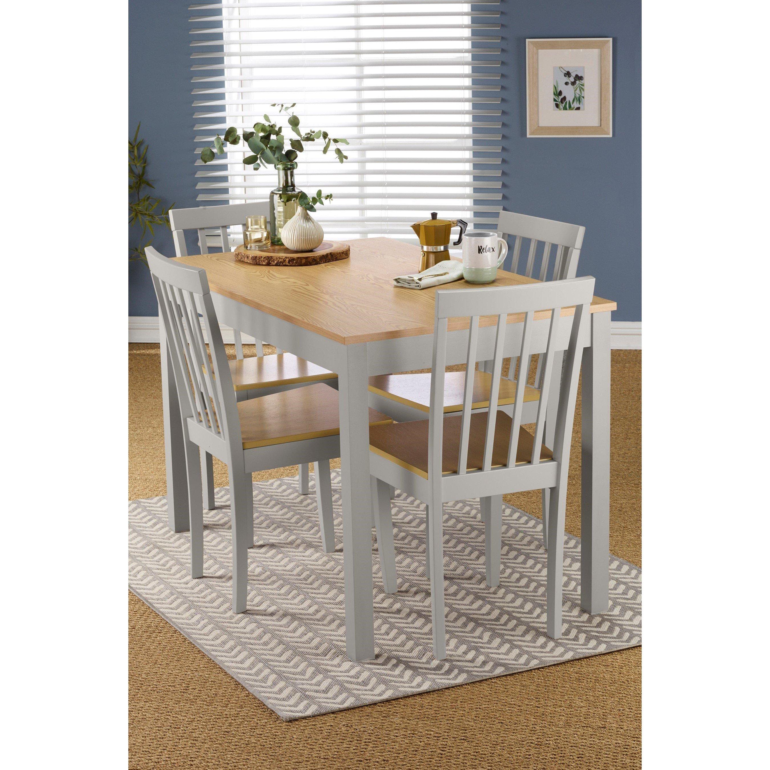 Grey - Homelife - Sherbourne 5 Piece Dining Set - 2