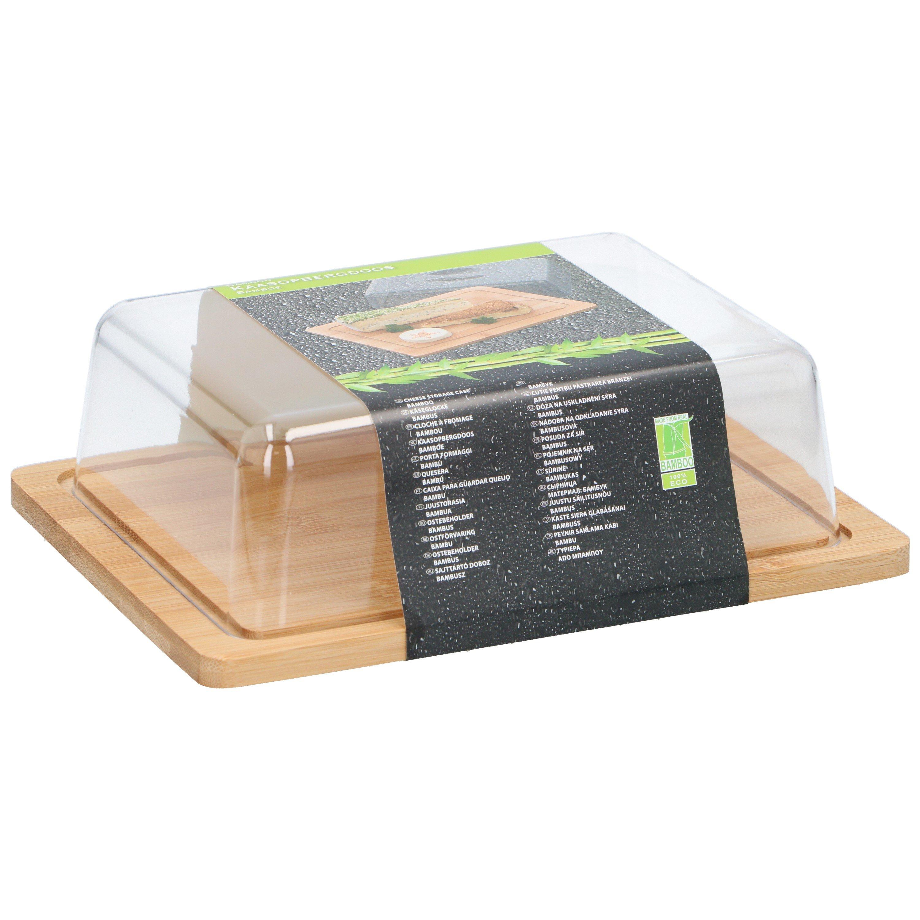 Multi - Alpina - Cheese Storage Case Bamboo - 2